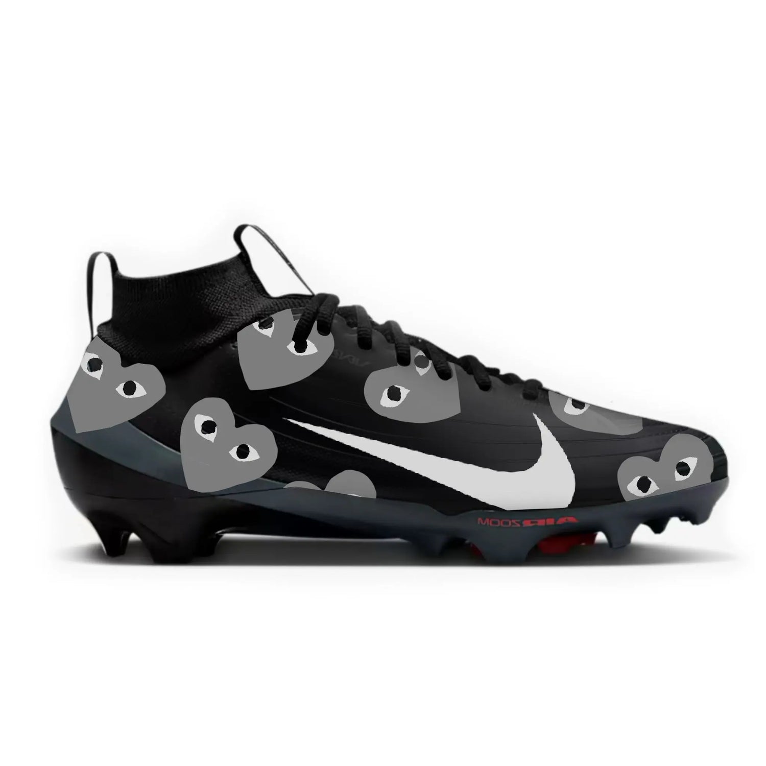 Heart Football Cleats Gameday Custom Kicks