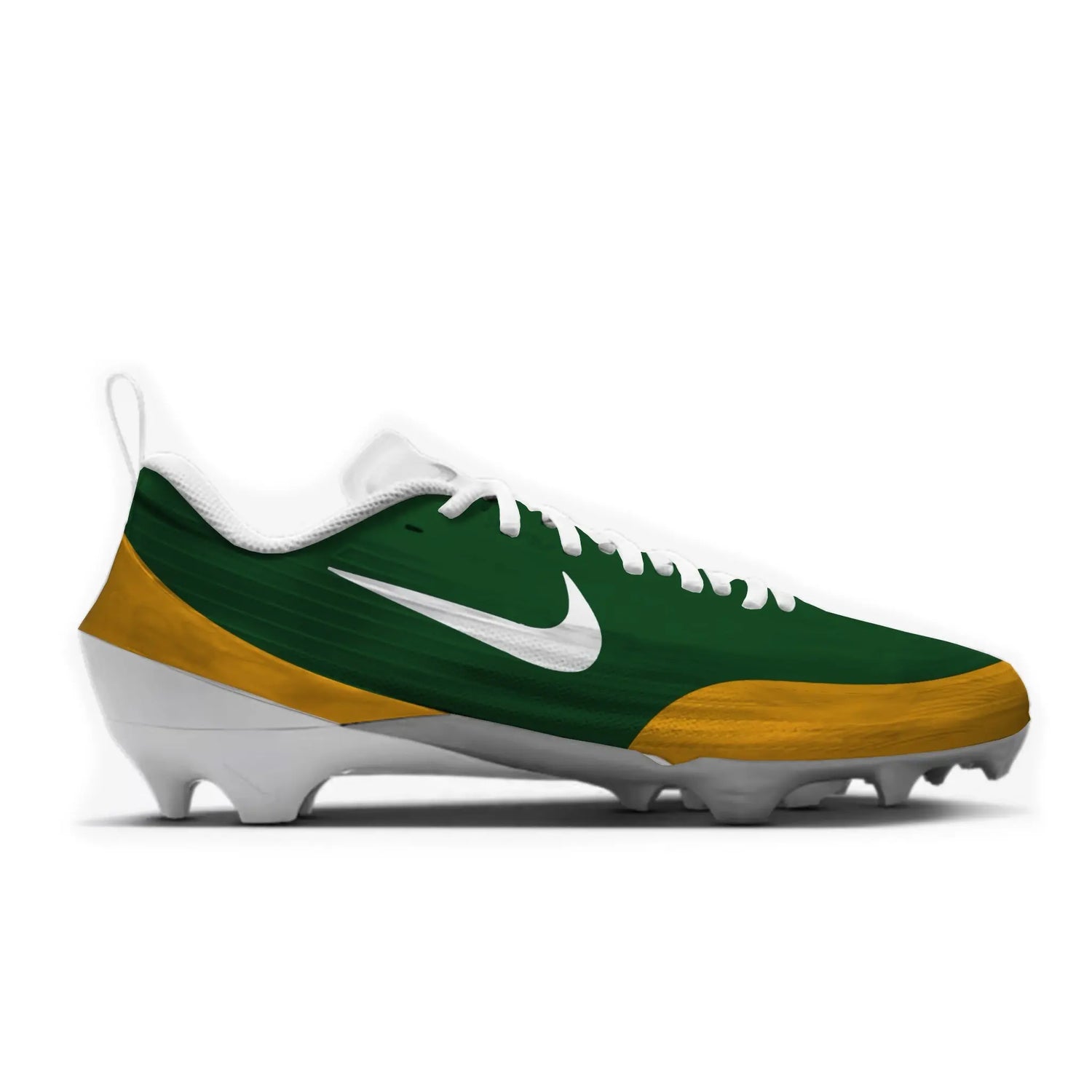 Green Bay Football Cleats Gameday Custom Kicks