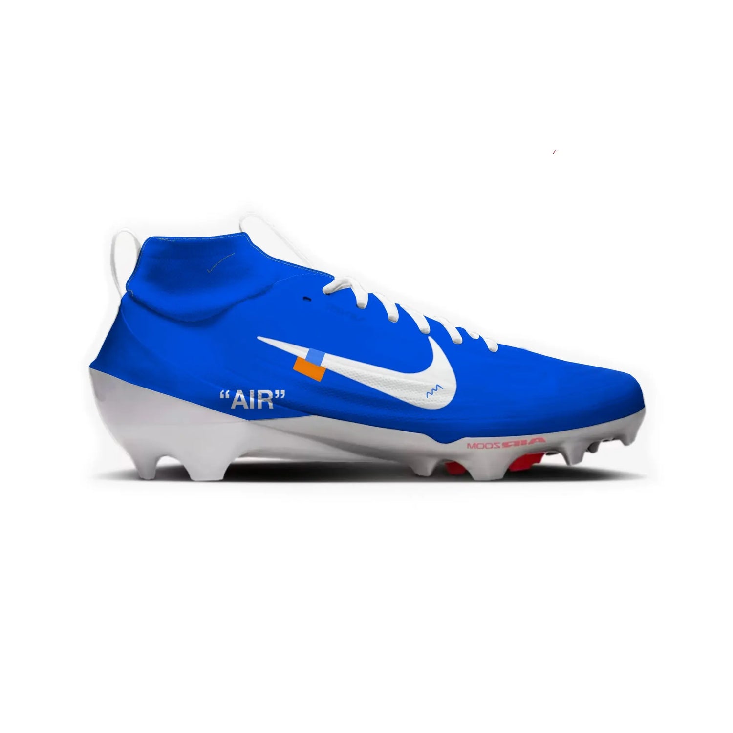 Color Rush OW Football Cleats Gameday Custom Kicks