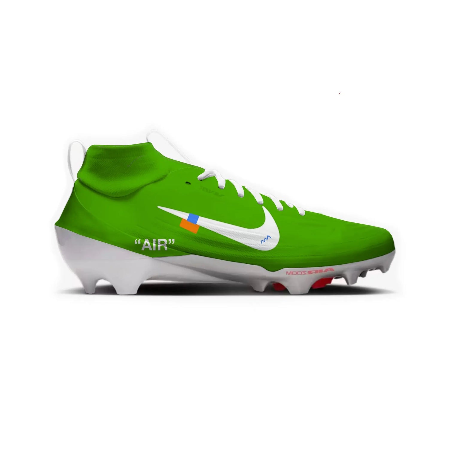 Color Rush OW Football Cleats Gameday Custom Kicks