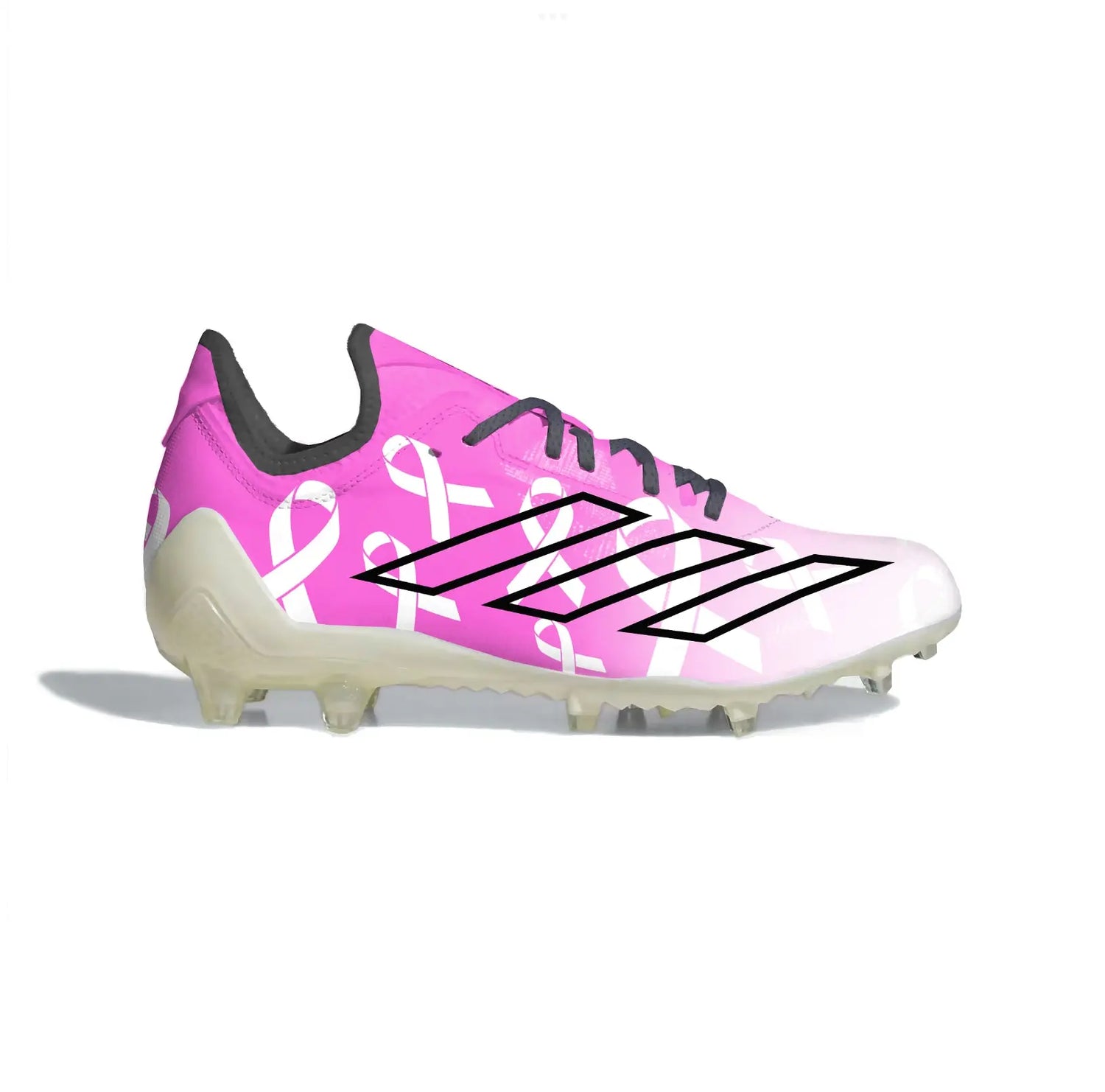 Breast Cancer Electric.1 II Football Cleats Gameday Custom Kicks