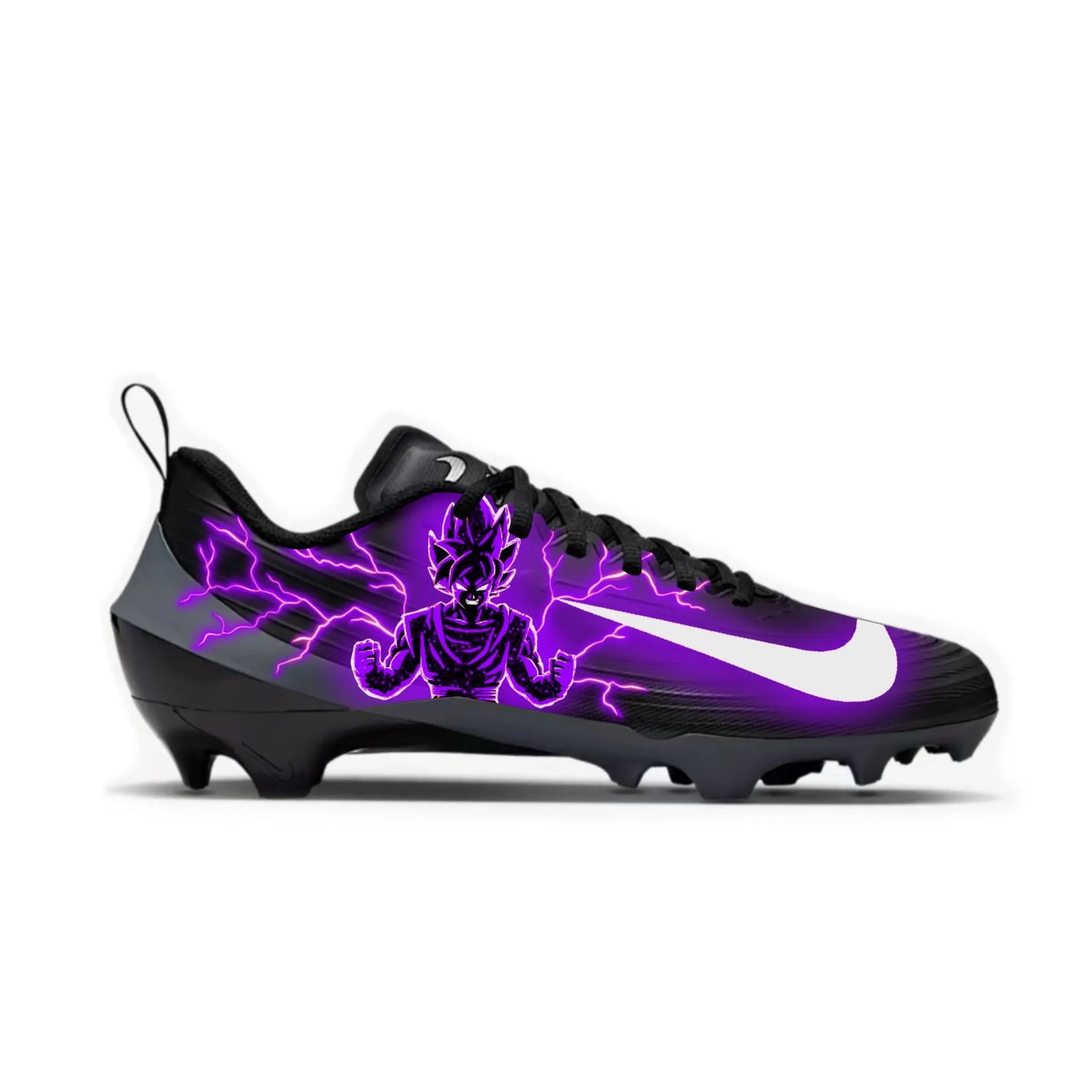 Super Saiyan Football Cleats Gameday Custom Kicks