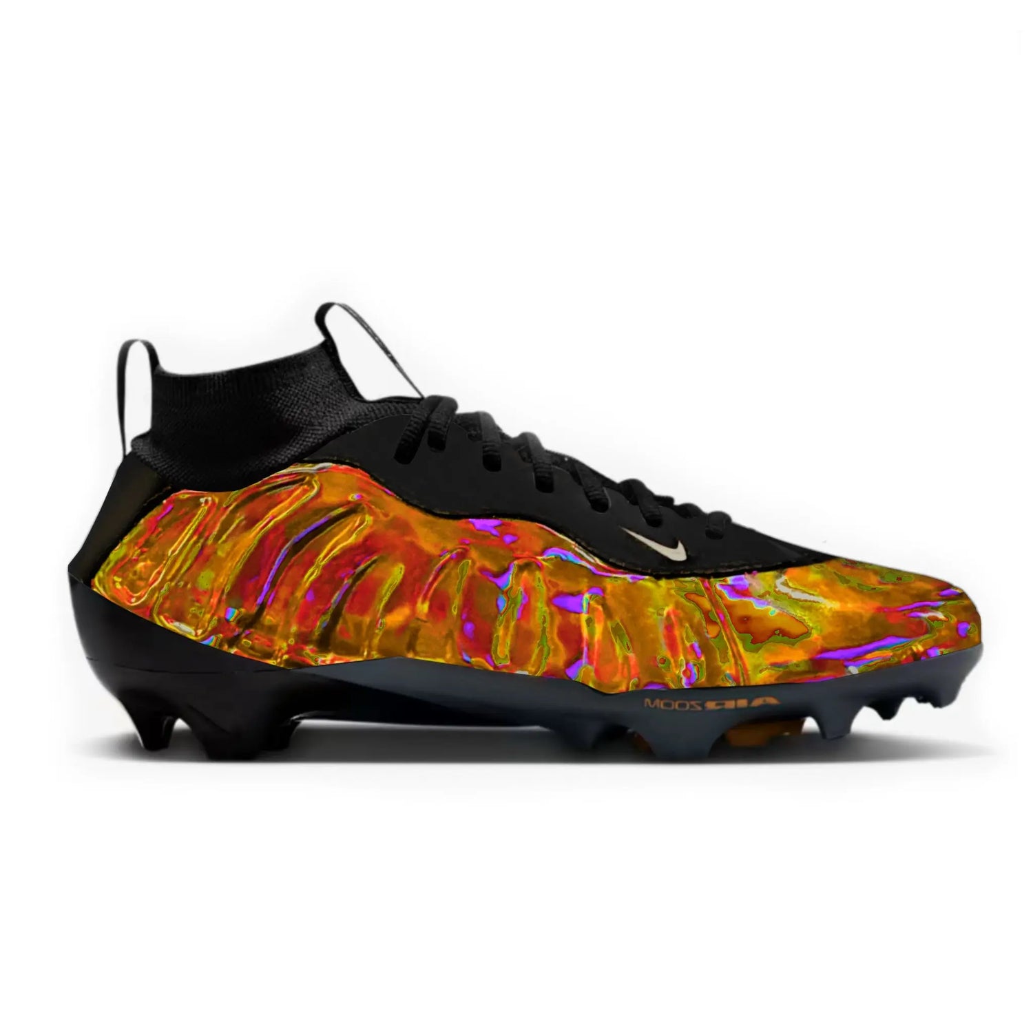 Metallic Foamposite Cut & Sew Material Football Cleats Gameday Custom Kicks