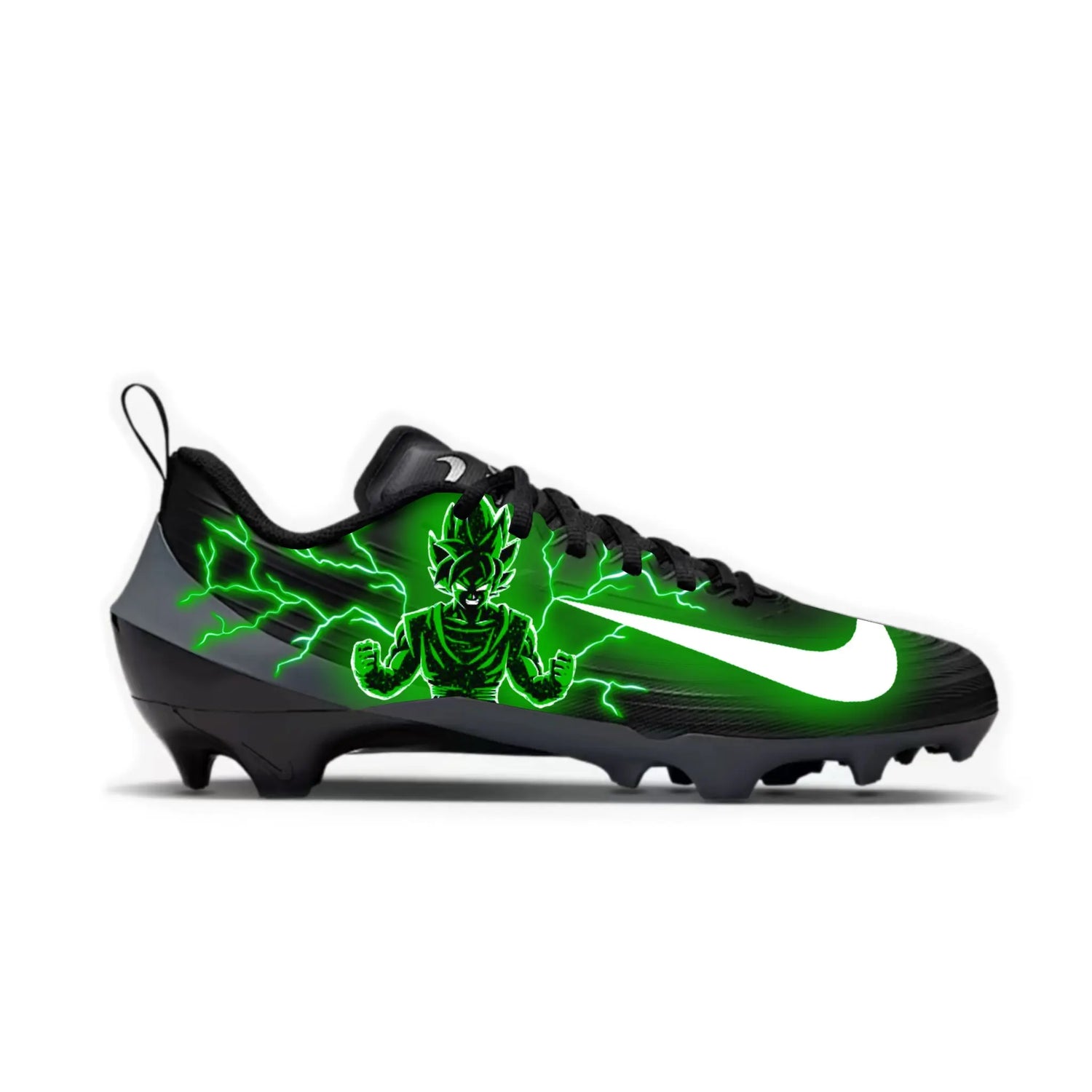 Super Saiyan Football Cleats Gameday Custom Kicks
