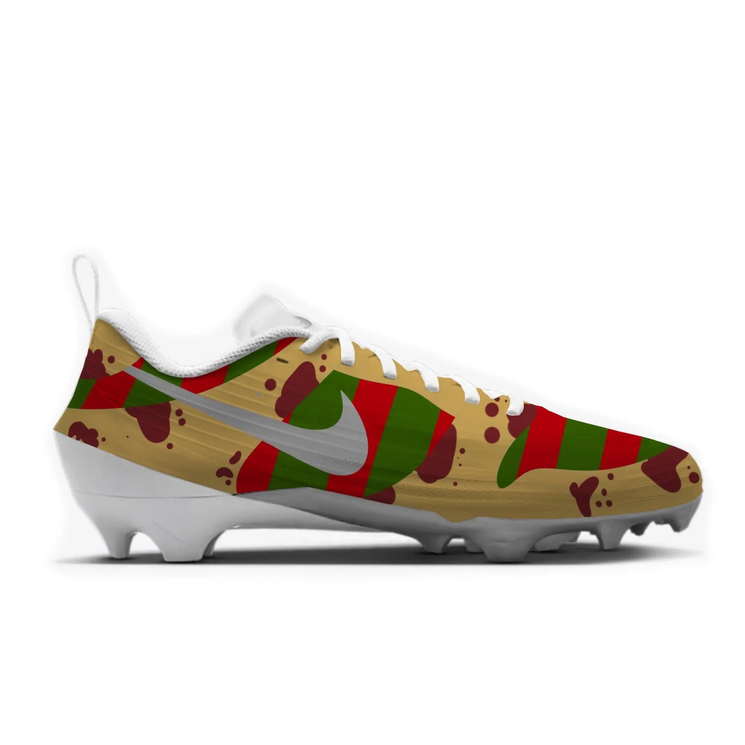 Fredy Krueger Dunk Football Cleats Gameday Custom Kicks