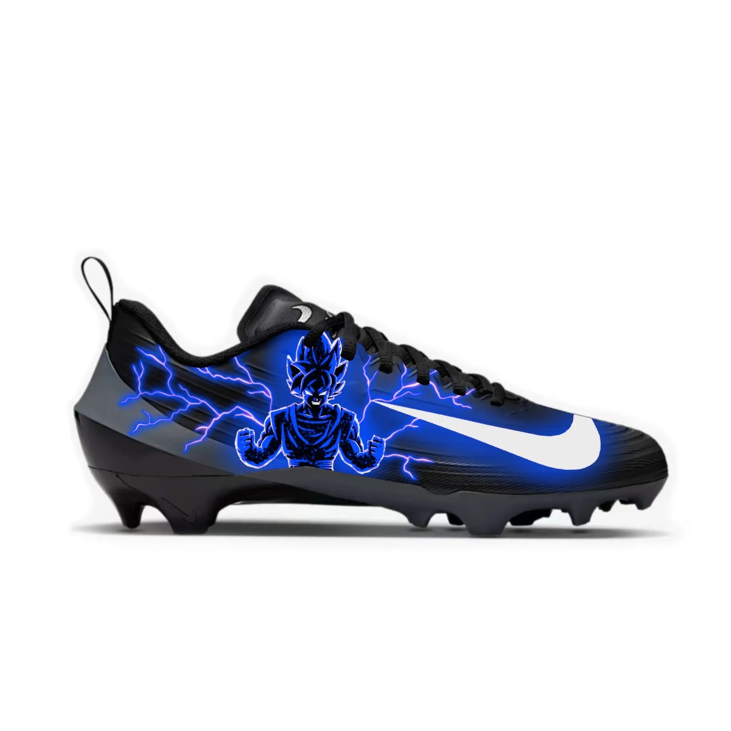 Super Saiyan Football Cleats Gameday Custom Kicks