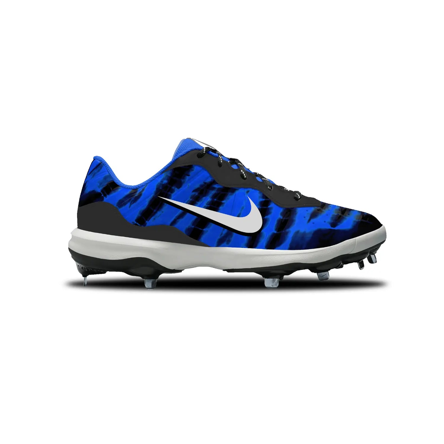 Tie Dye Baseball Cleats Gameday Custom Kicks