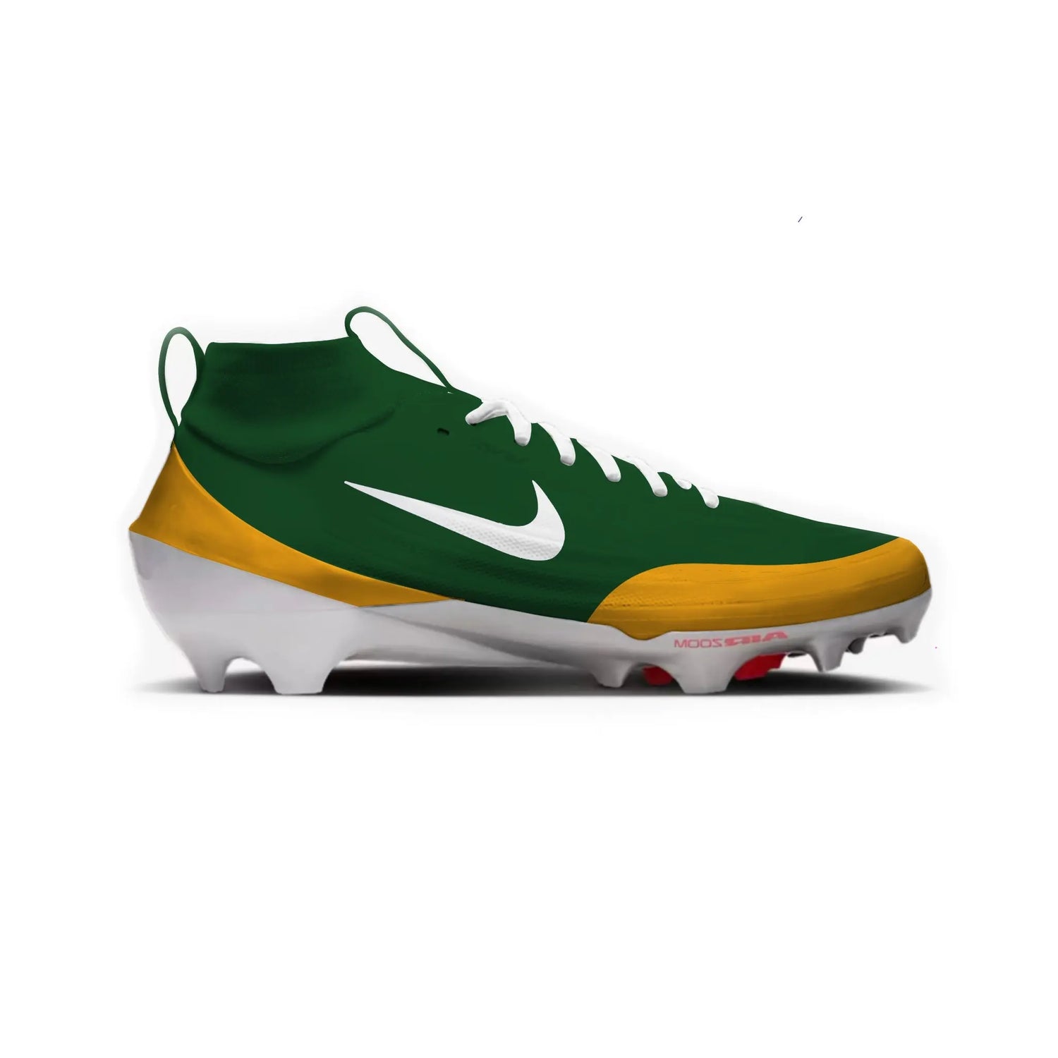Green Bay Football Cleats Gameday Custom Kicks