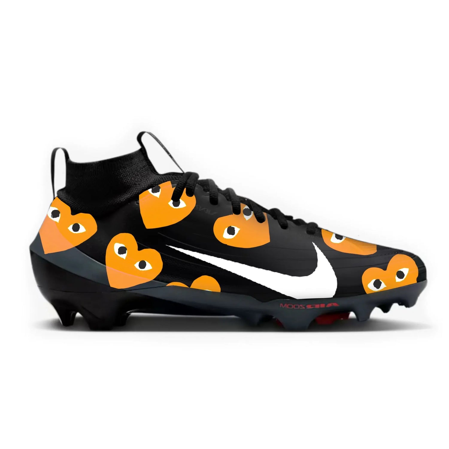 Heart Football Cleats Gameday Custom Kicks
