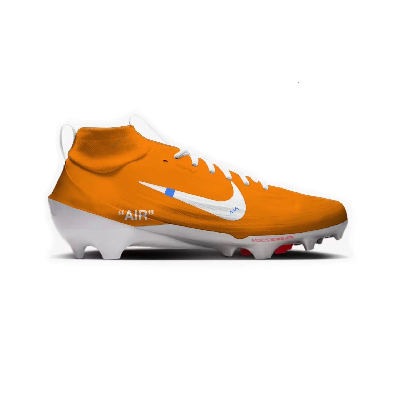 Color Rush OW Football Cleats Gameday Custom Kicks