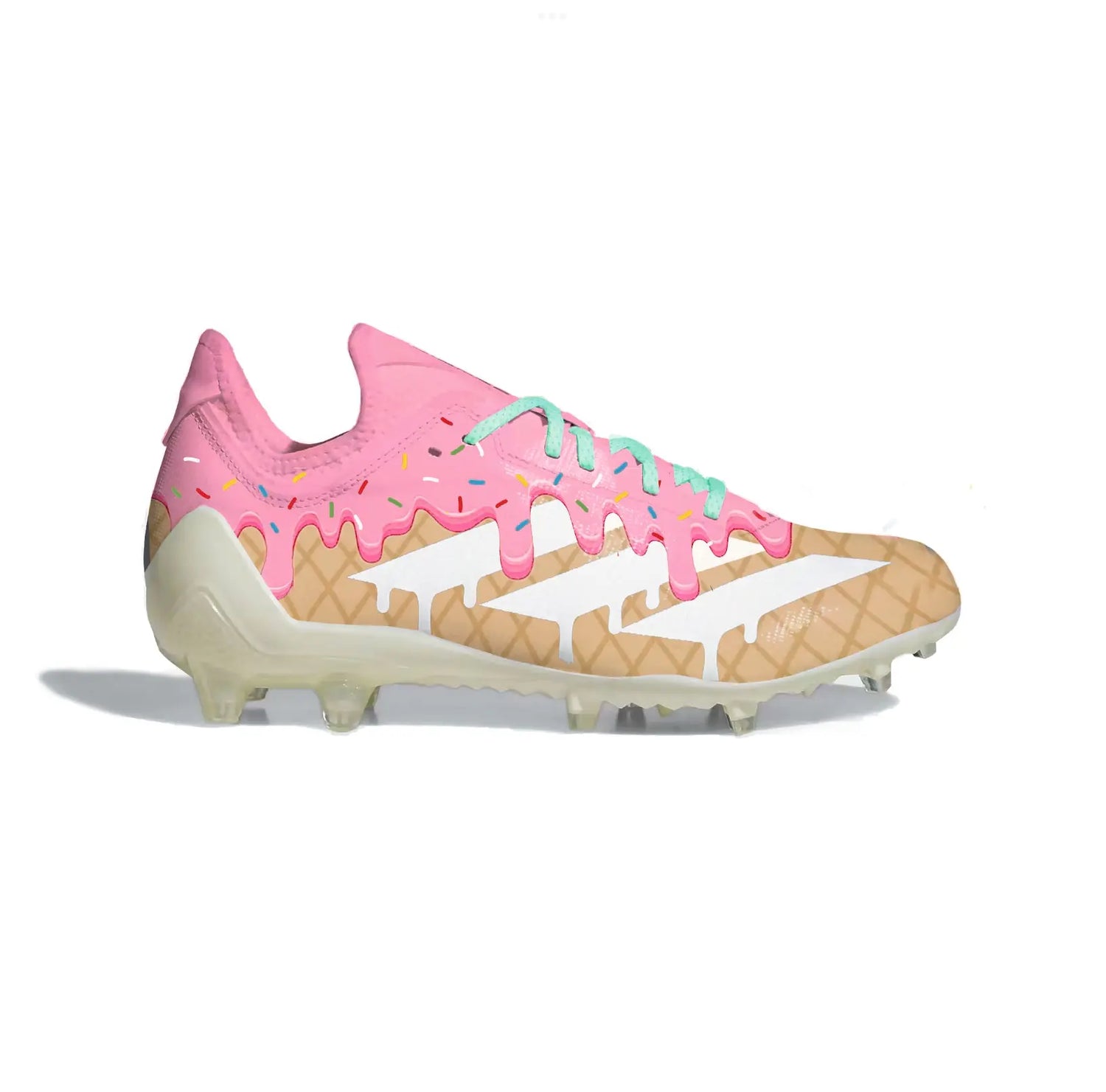 Ice Cream Electric.1 II Football Cleats Gameday Custom Kicks