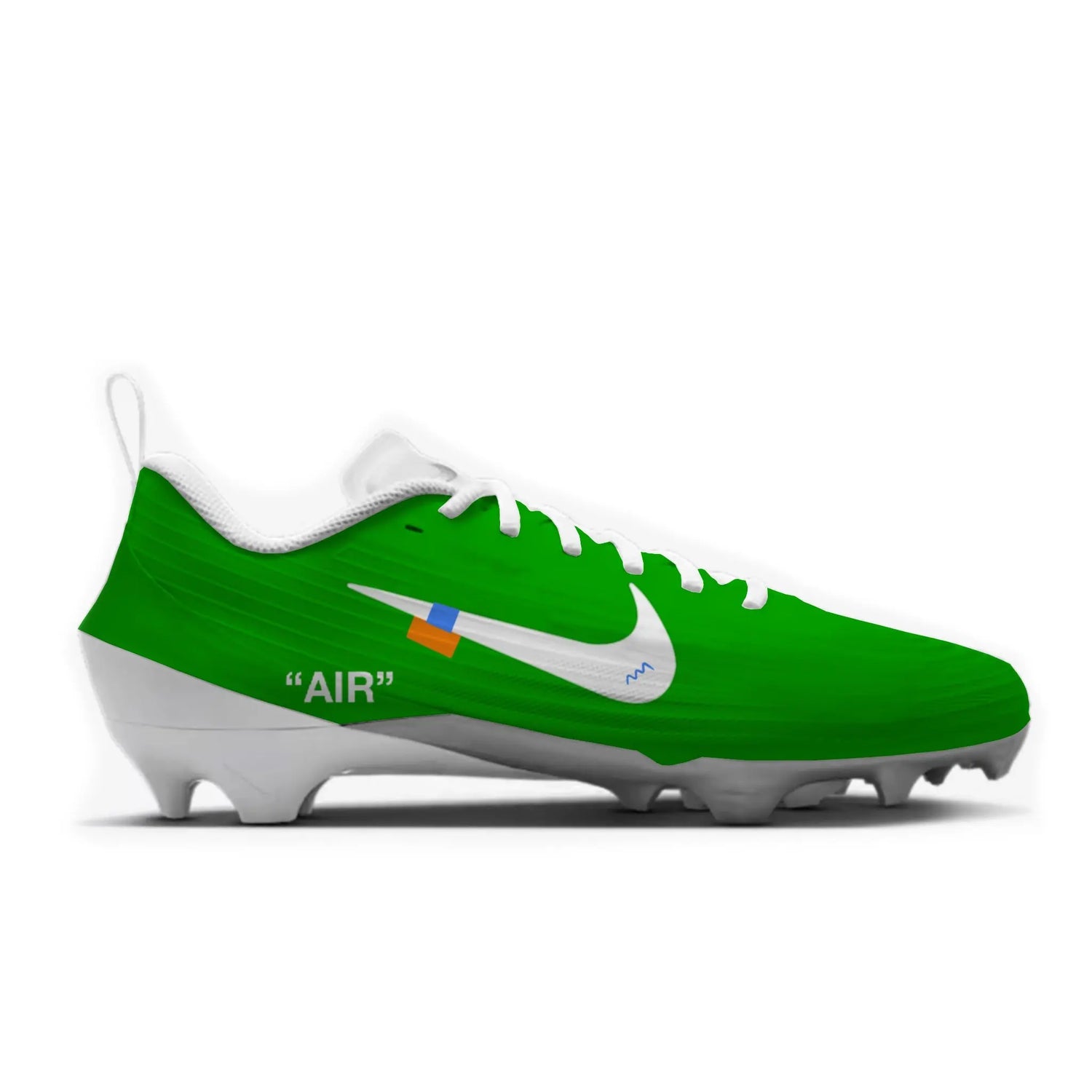 Color Rush OW Football Cleats Gameday Custom Kicks