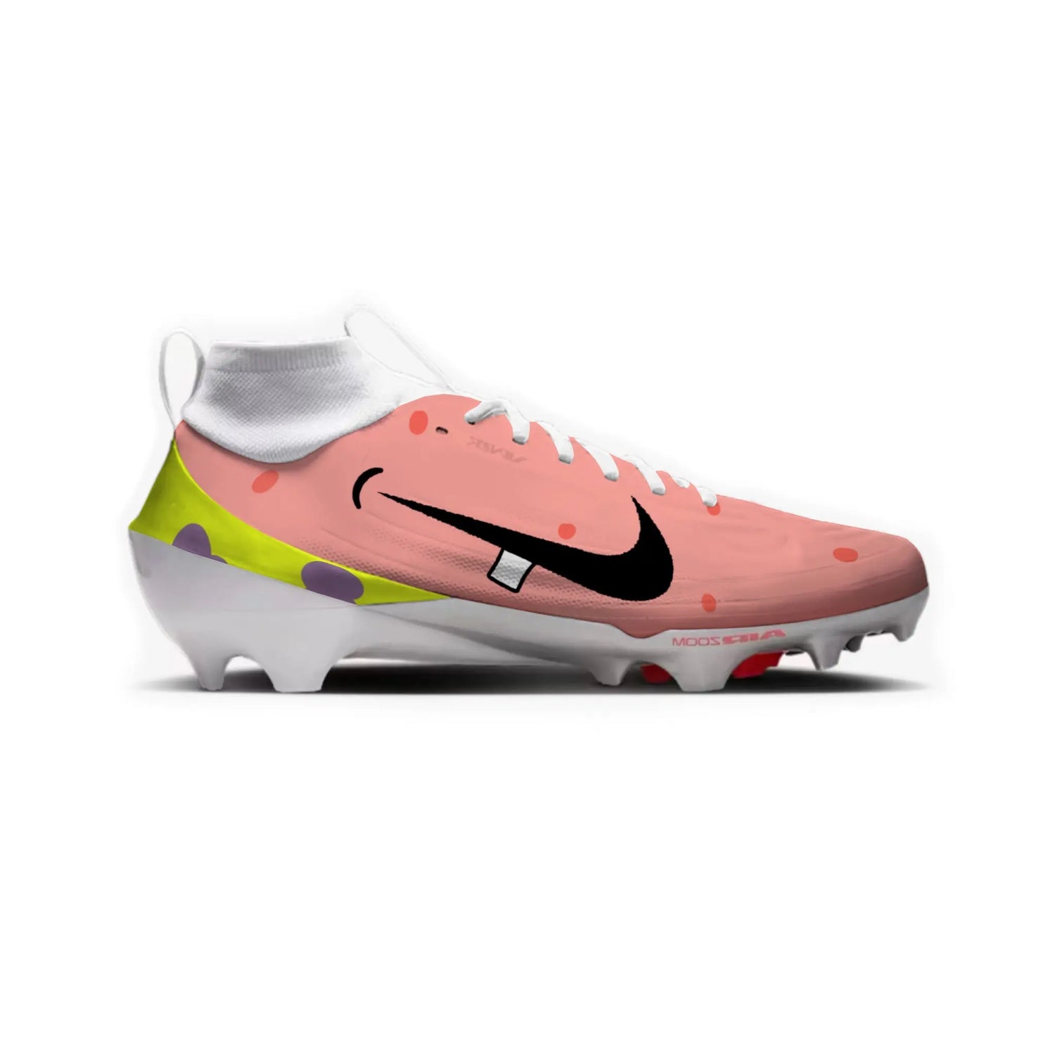 Bikini Bottom Football Cleats Gameday Custom Kicks