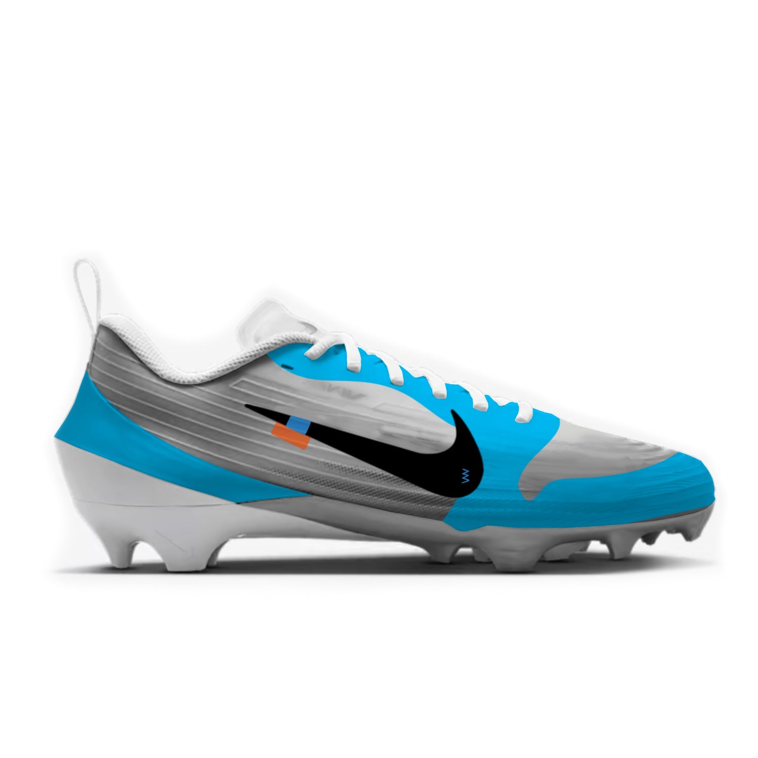 OW Jordan 1 Football Cleats
