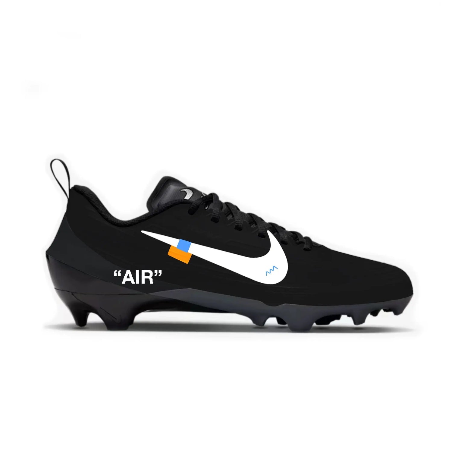 Color Rush OW Football Cleats Gameday Custom Kicks