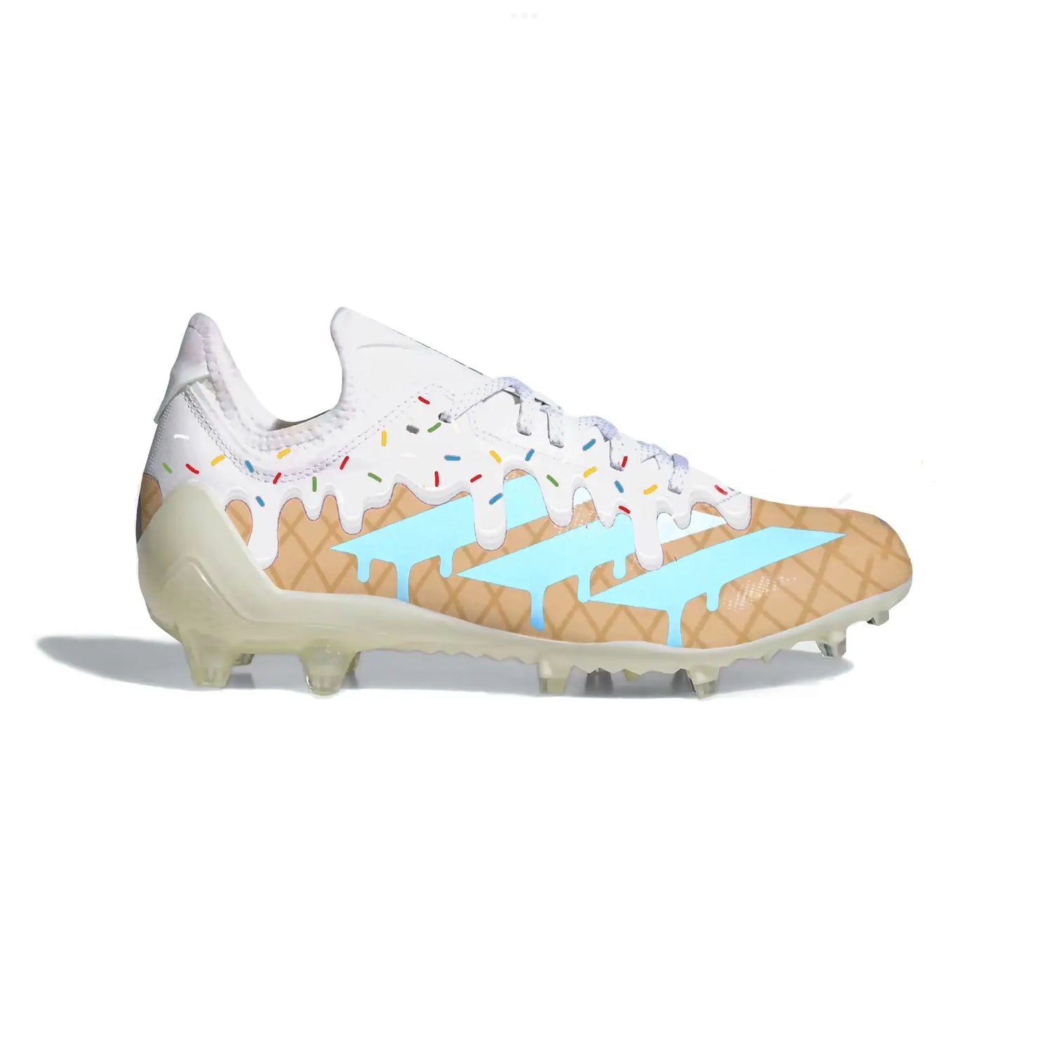 Ice Cream Electric.1 II Football Cleats Gameday Custom Kicks