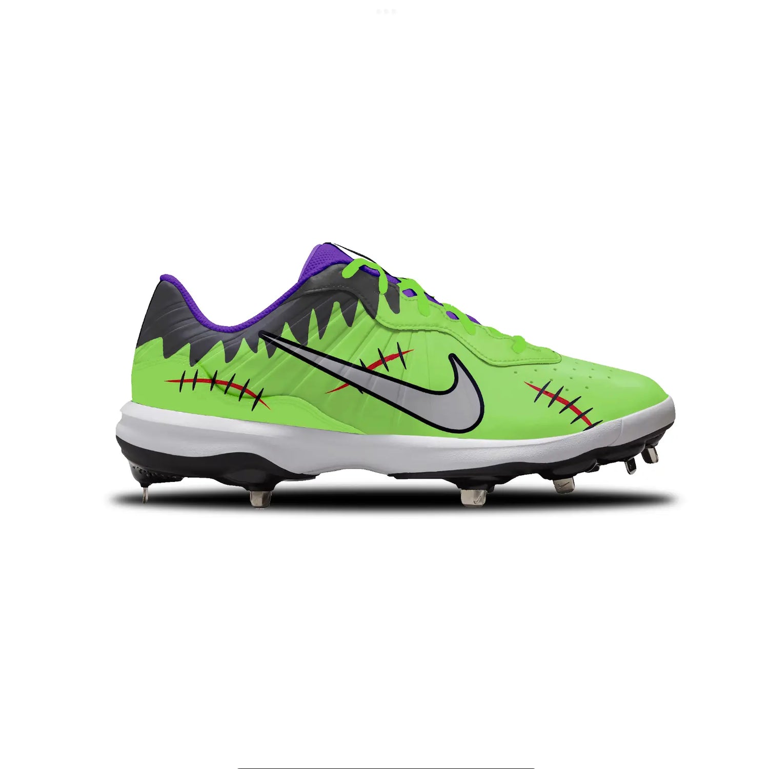 Frankenstein Baseball Cleats Gameday Custom Kicks