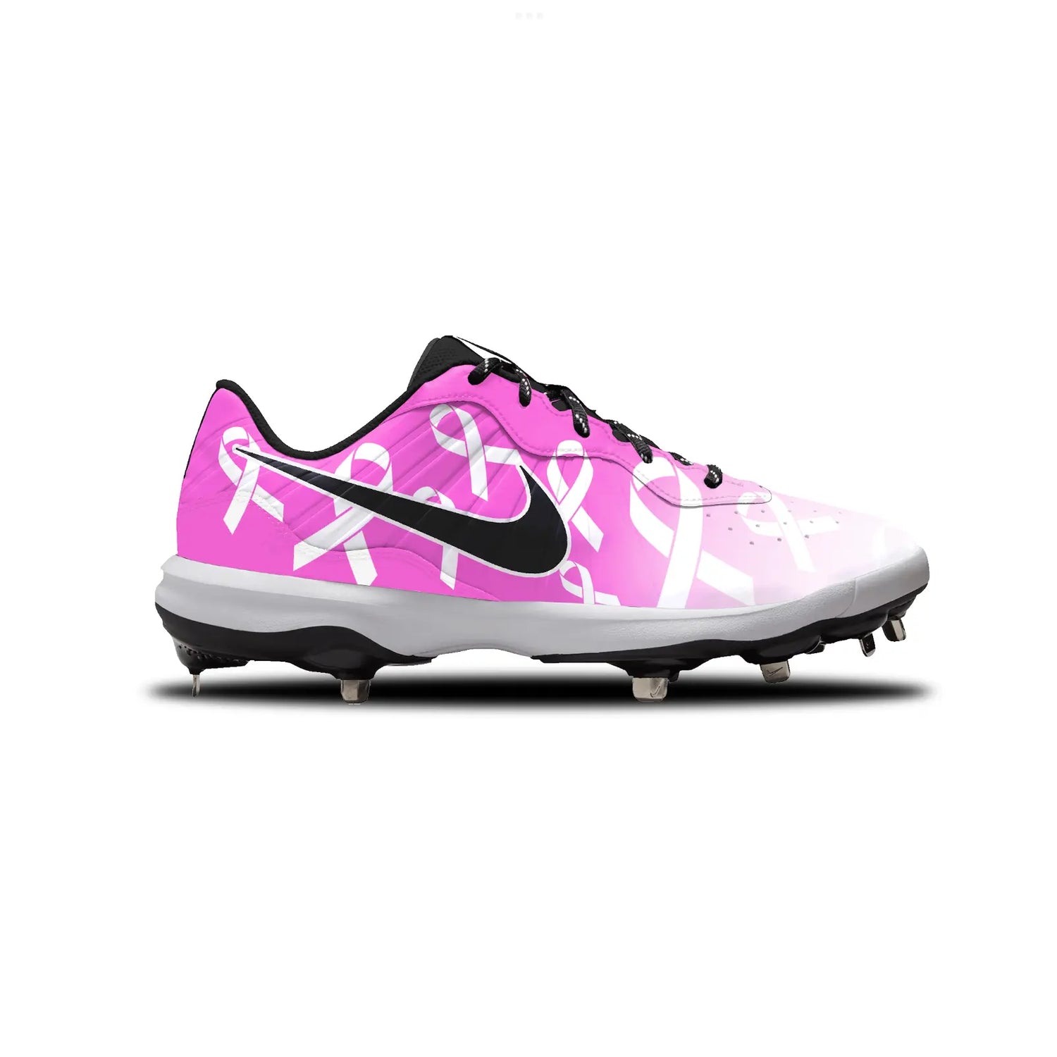 Breast Cancer Awareness Baseball Cleats Gameday Custom Kicks