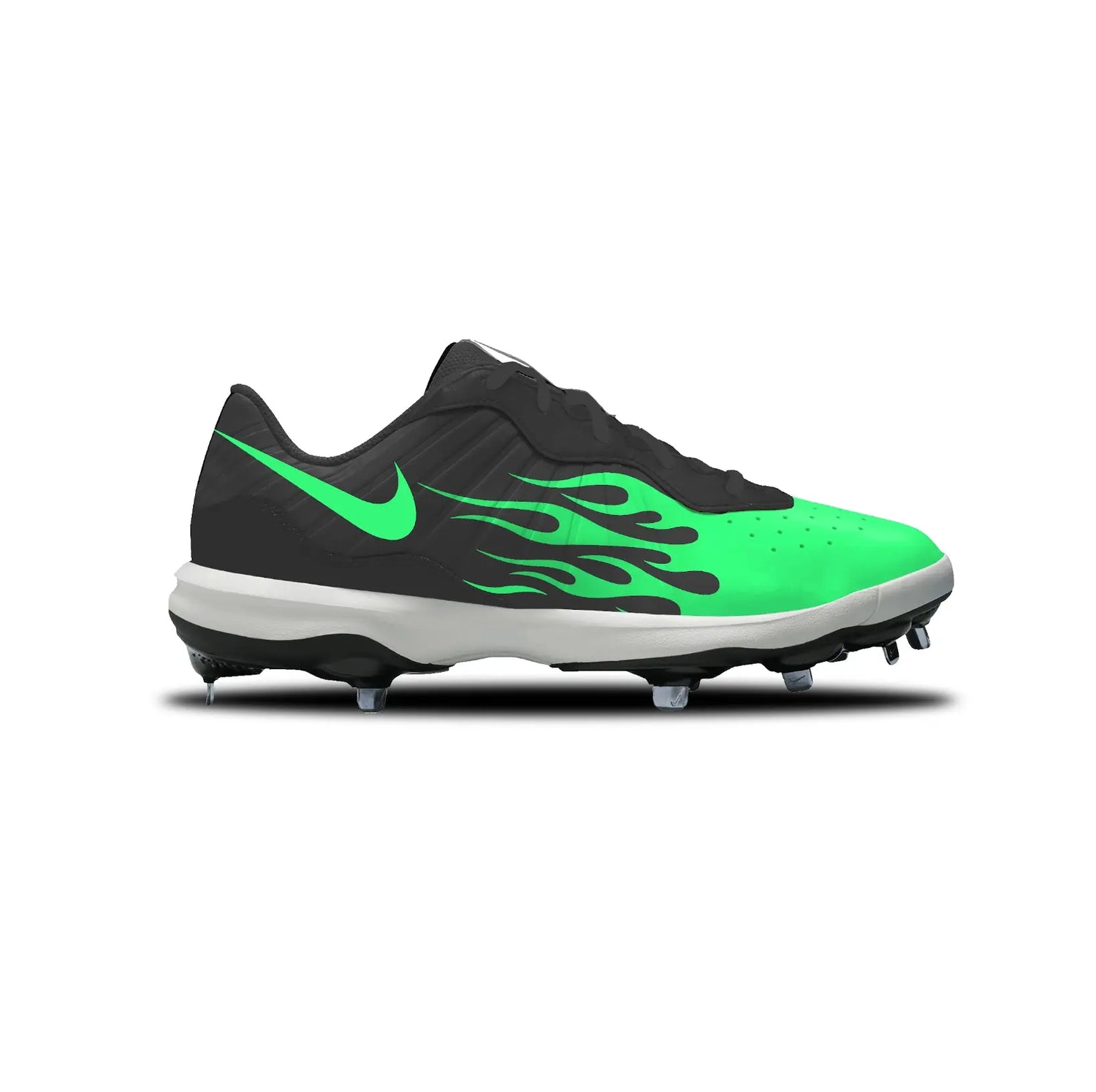 Flames Baseball Cleats Gameday Custom Kicks