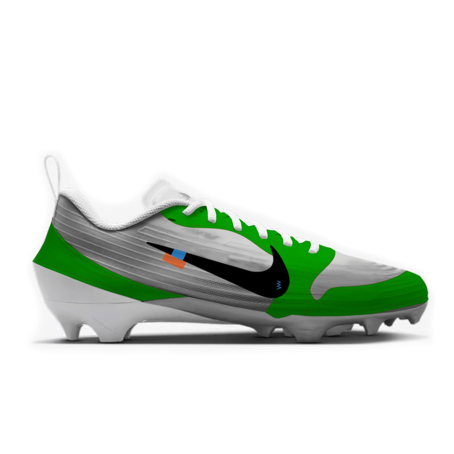 OW Jordan 1 Football Cleats