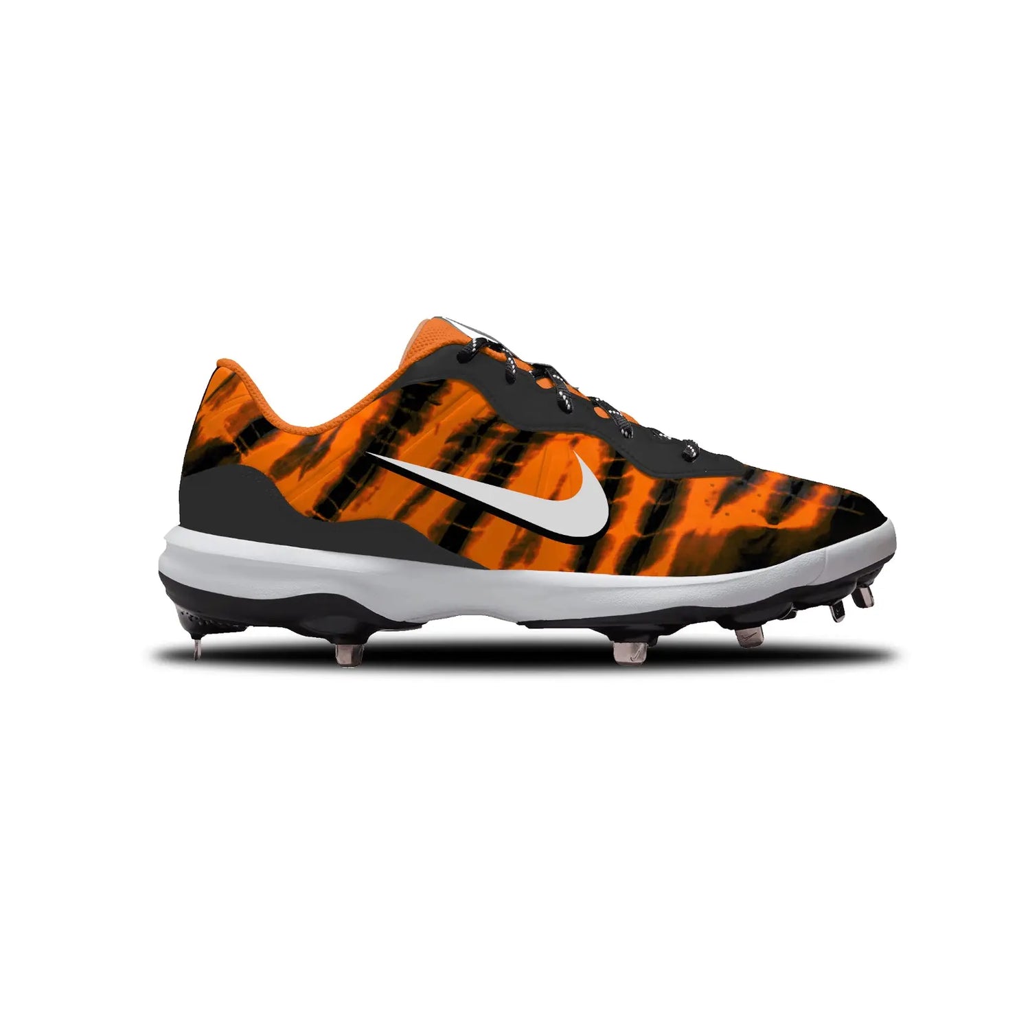 Tie Dye Baseball Cleats Gameday Custom Kicks