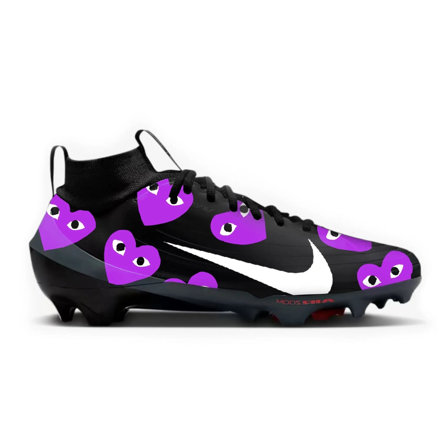 Heart Football Cleats Gameday Custom Kicks