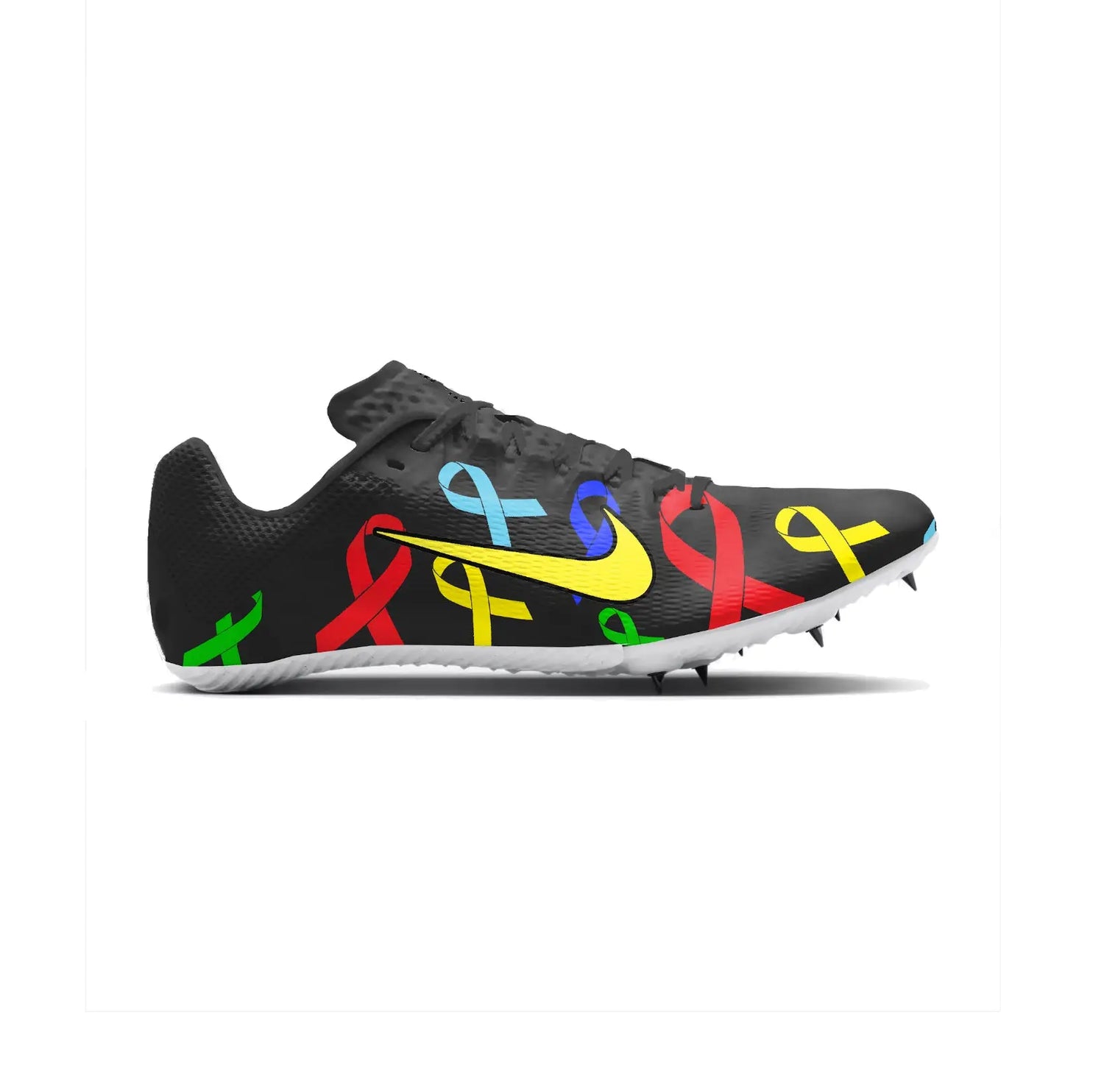Awareness Track Spikes Gameday Custom Kicks