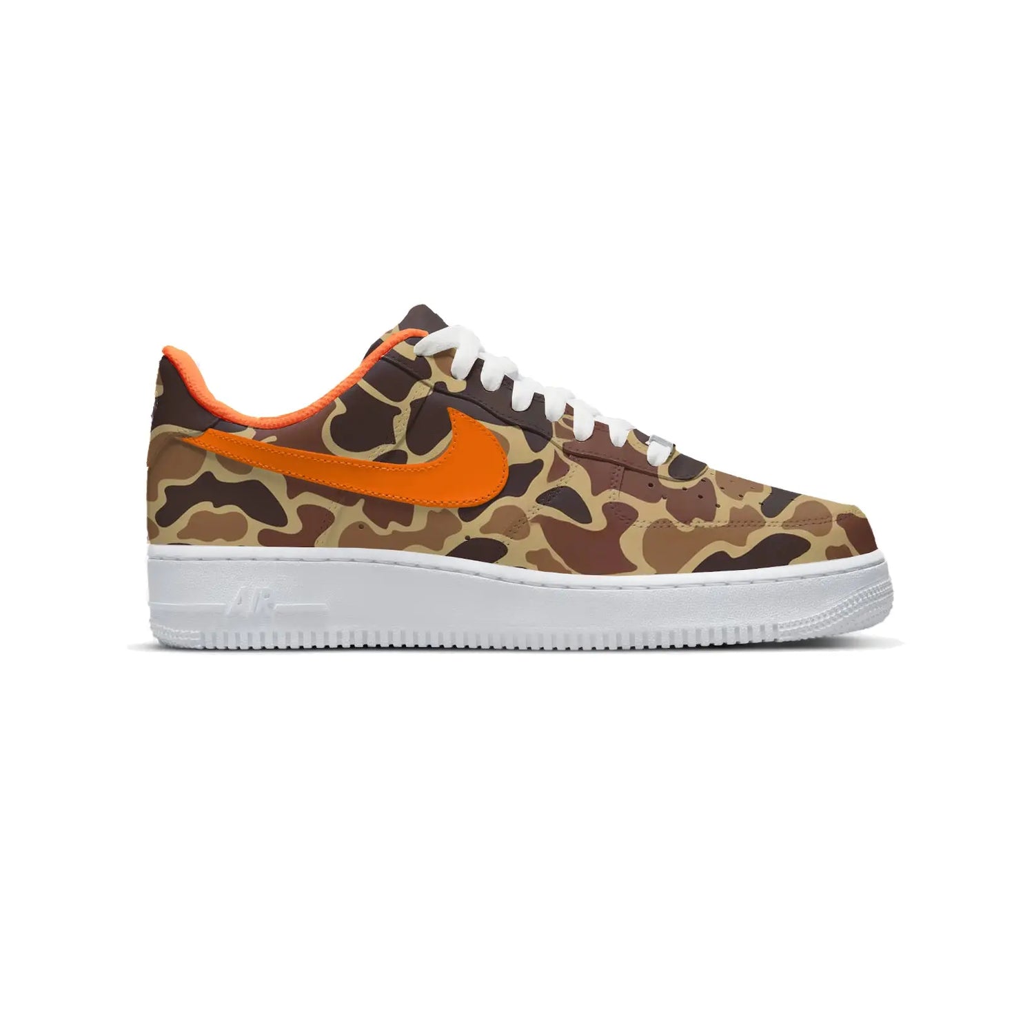 Hunter Camo AF1 Sneakers Gameday Custom Kicks