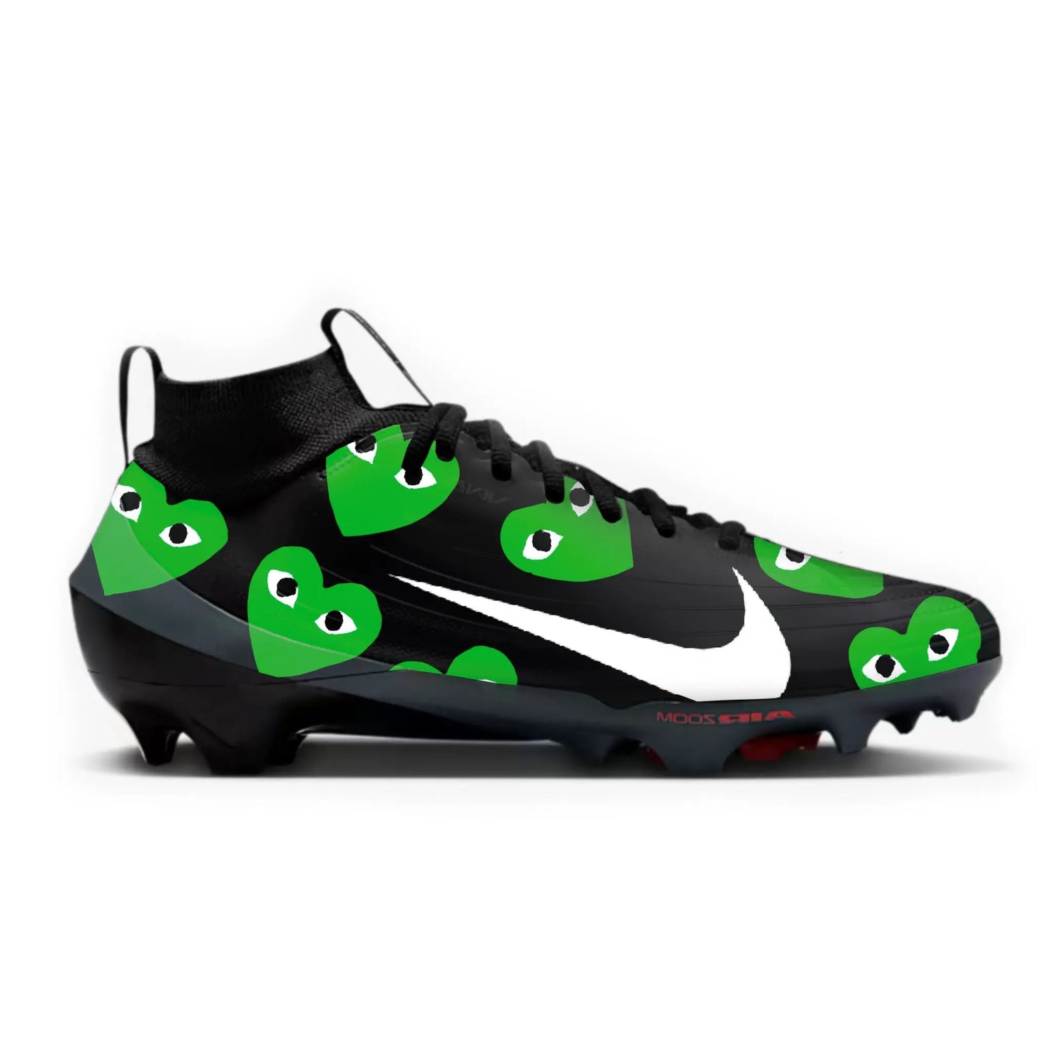 Heart Football Cleats Gameday Custom Kicks