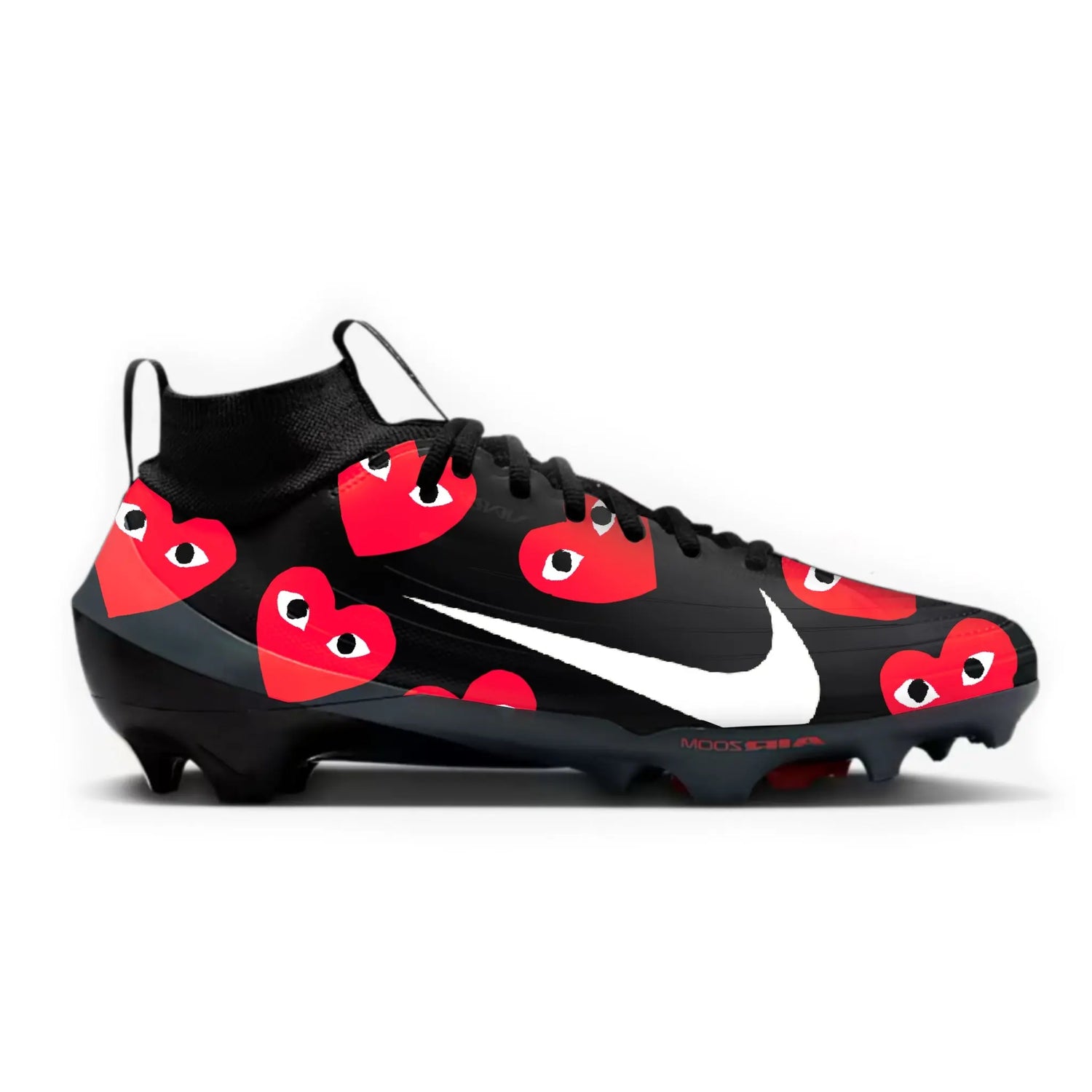 Heart Football Cleats Gameday Custom Kicks