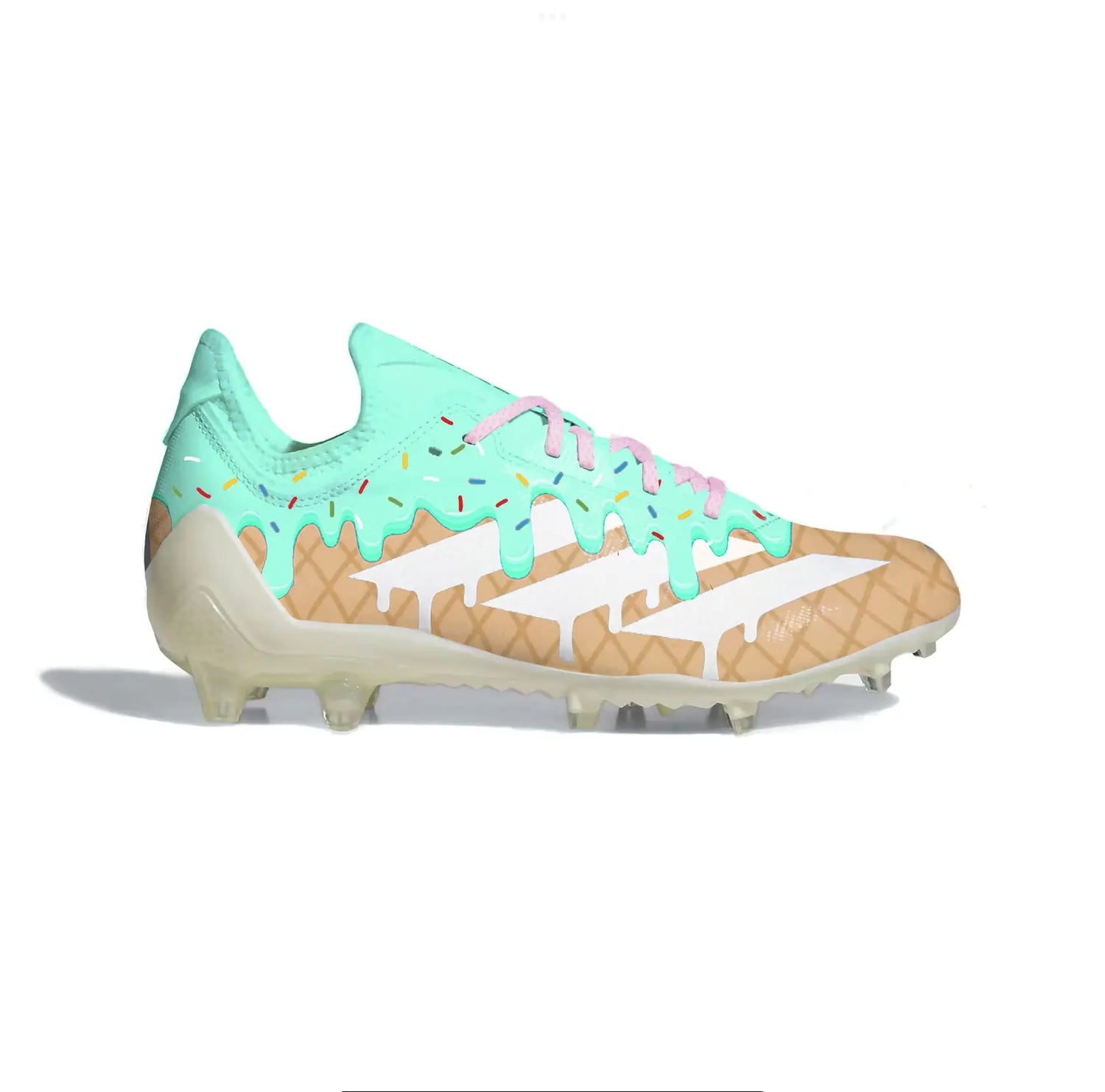 Ice Cream Electric.1 II Football Cleats Gameday Custom Kicks