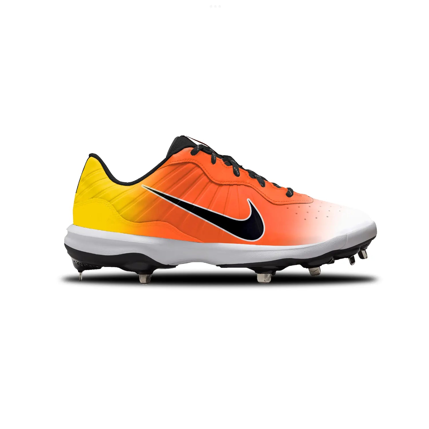 Candy Corn Baseball Cleats Gameday Custom Kicks