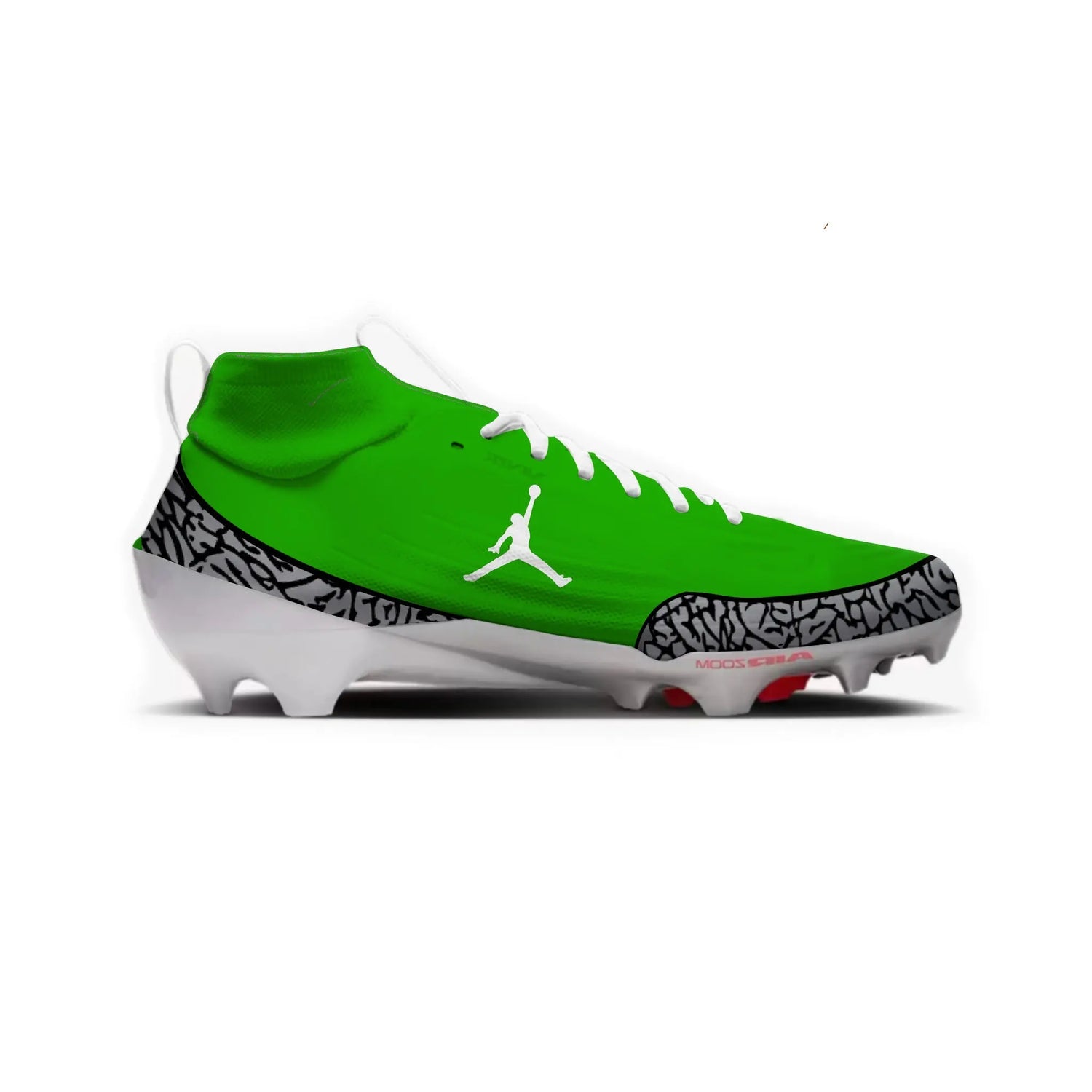 Jordan Elephant Print Football Cleats Gameday Custom Kicks