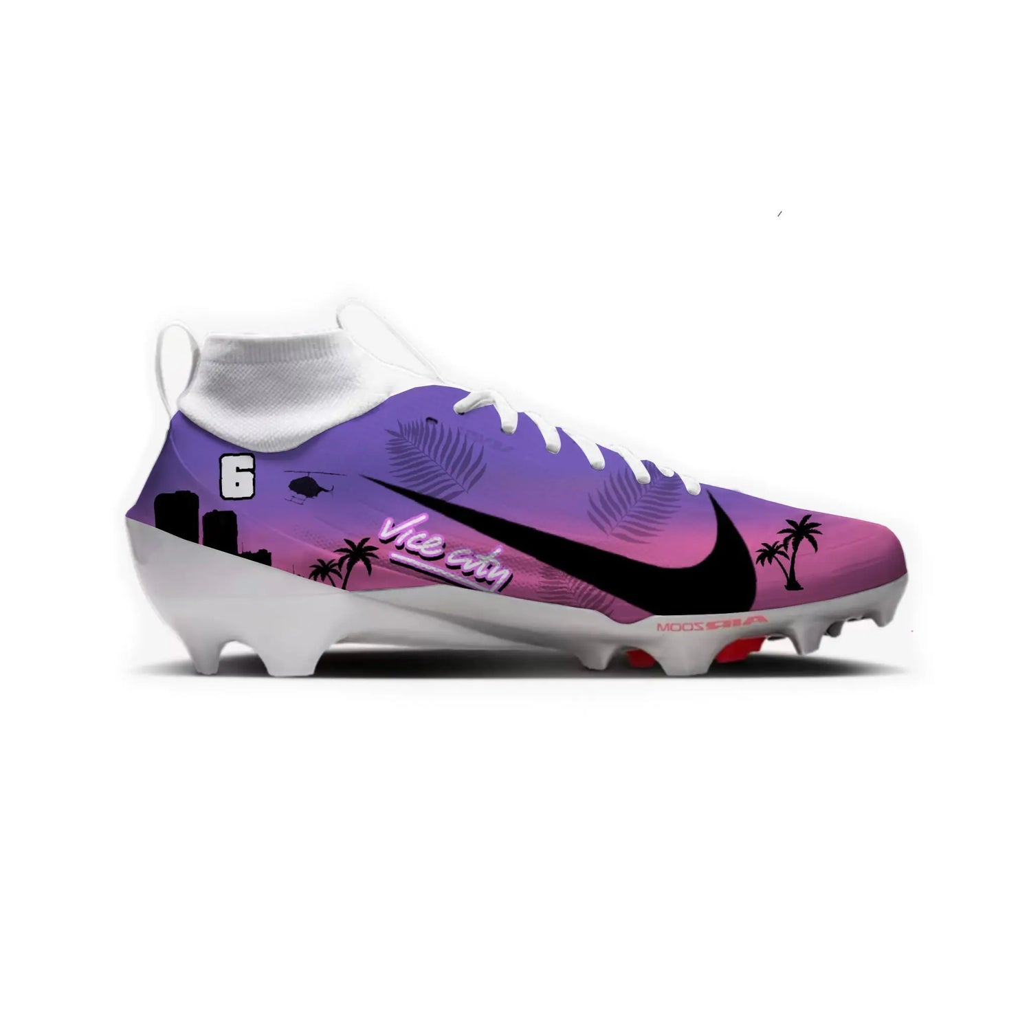 Vice City Football Cleats Gameday Custom Kicks