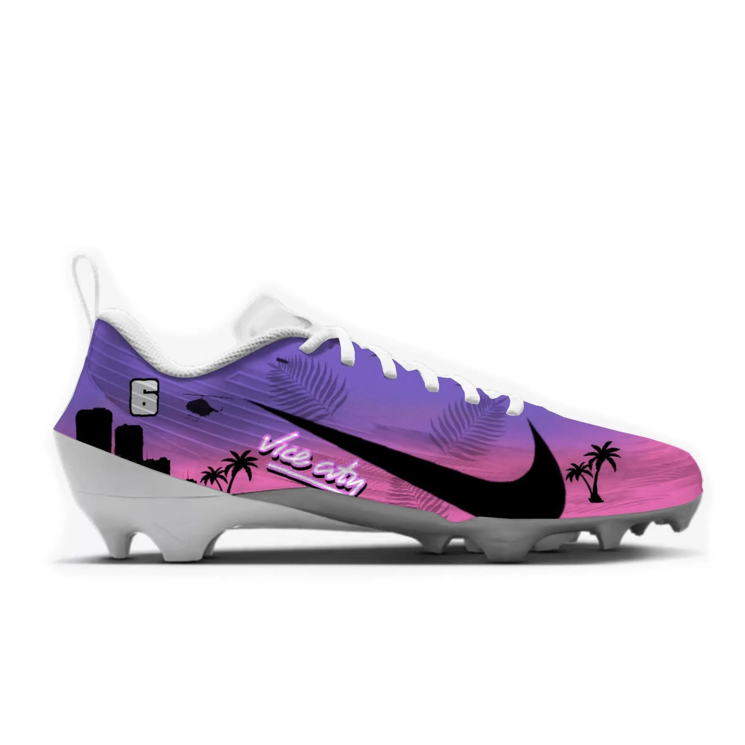 Vice City Football Cleats Gameday Custom Kicks