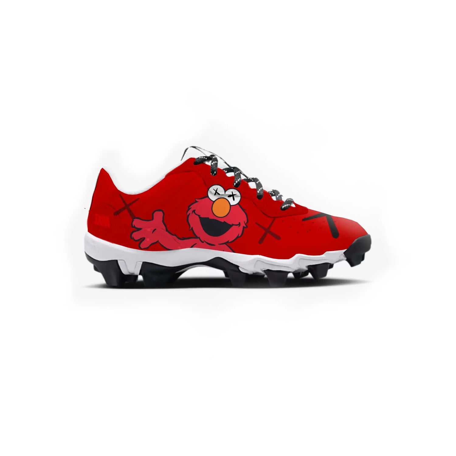 Kaws Sesame Youth Baseball Cleats Gameday Custom Kicks