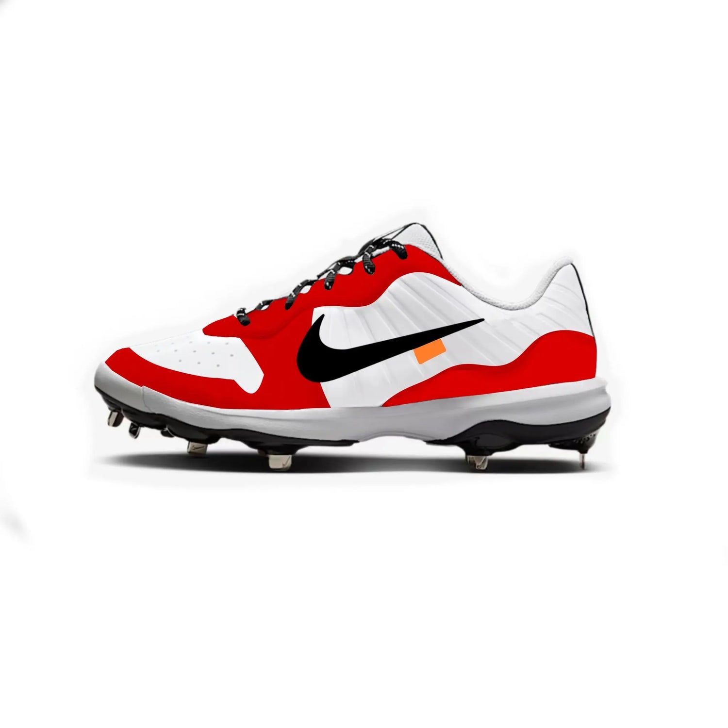 Jordan 1 OW Baseball Cleats Gameday Custom Kicks