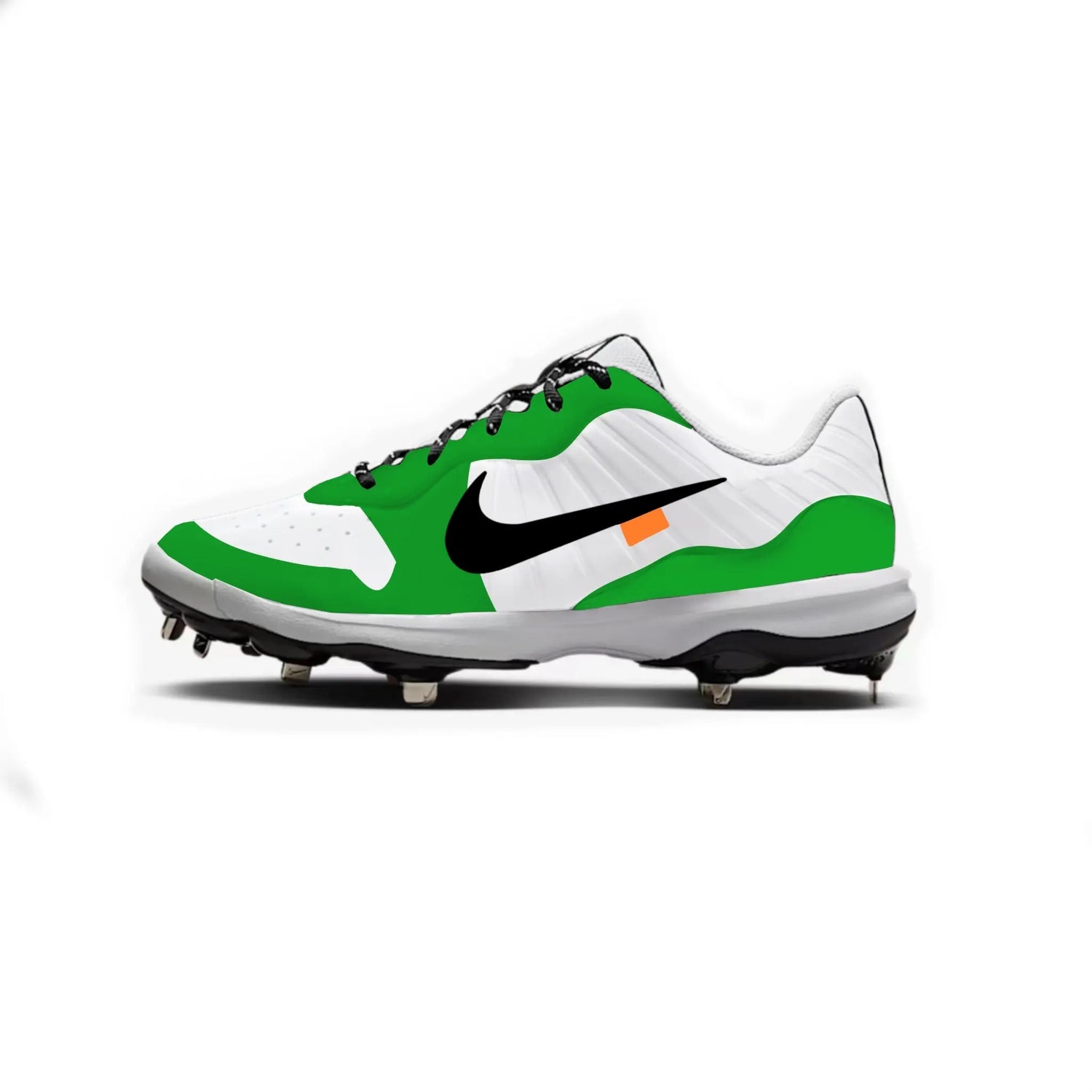 Jordan 1 OW Baseball Cleats Gameday Custom Kicks