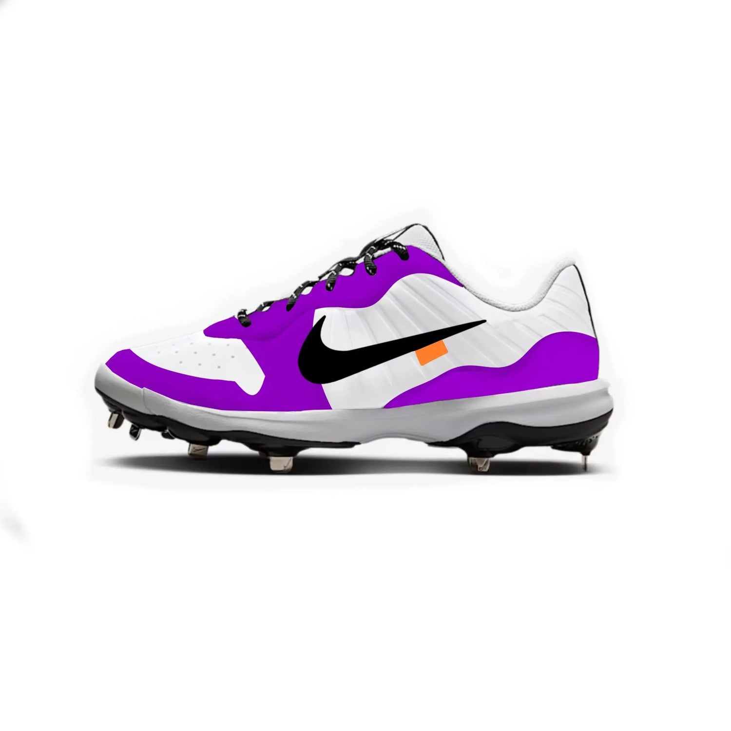 Jordan 1 OW Baseball Cleats Gameday Custom Kicks