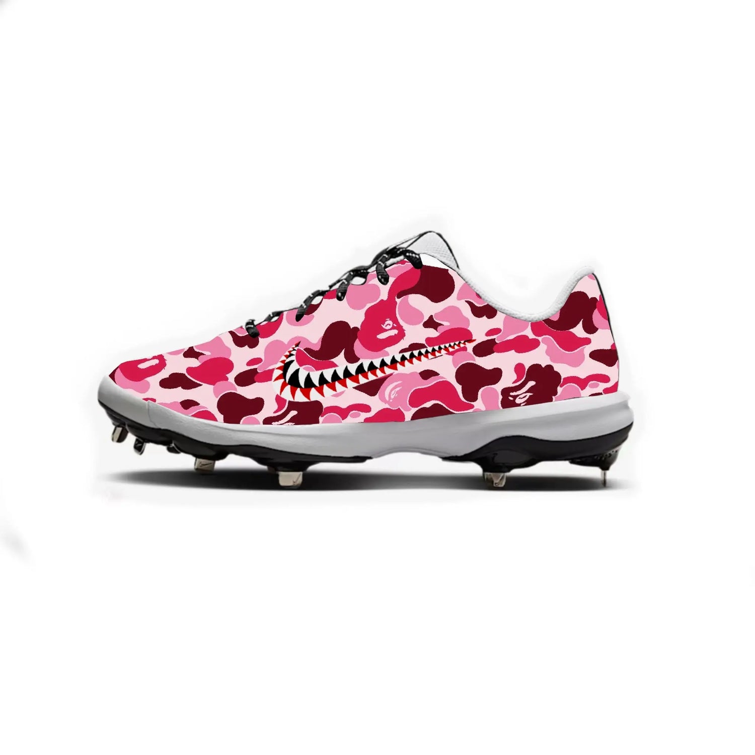 Ape Camo Baseball Cleats Gameday Custom Kicks