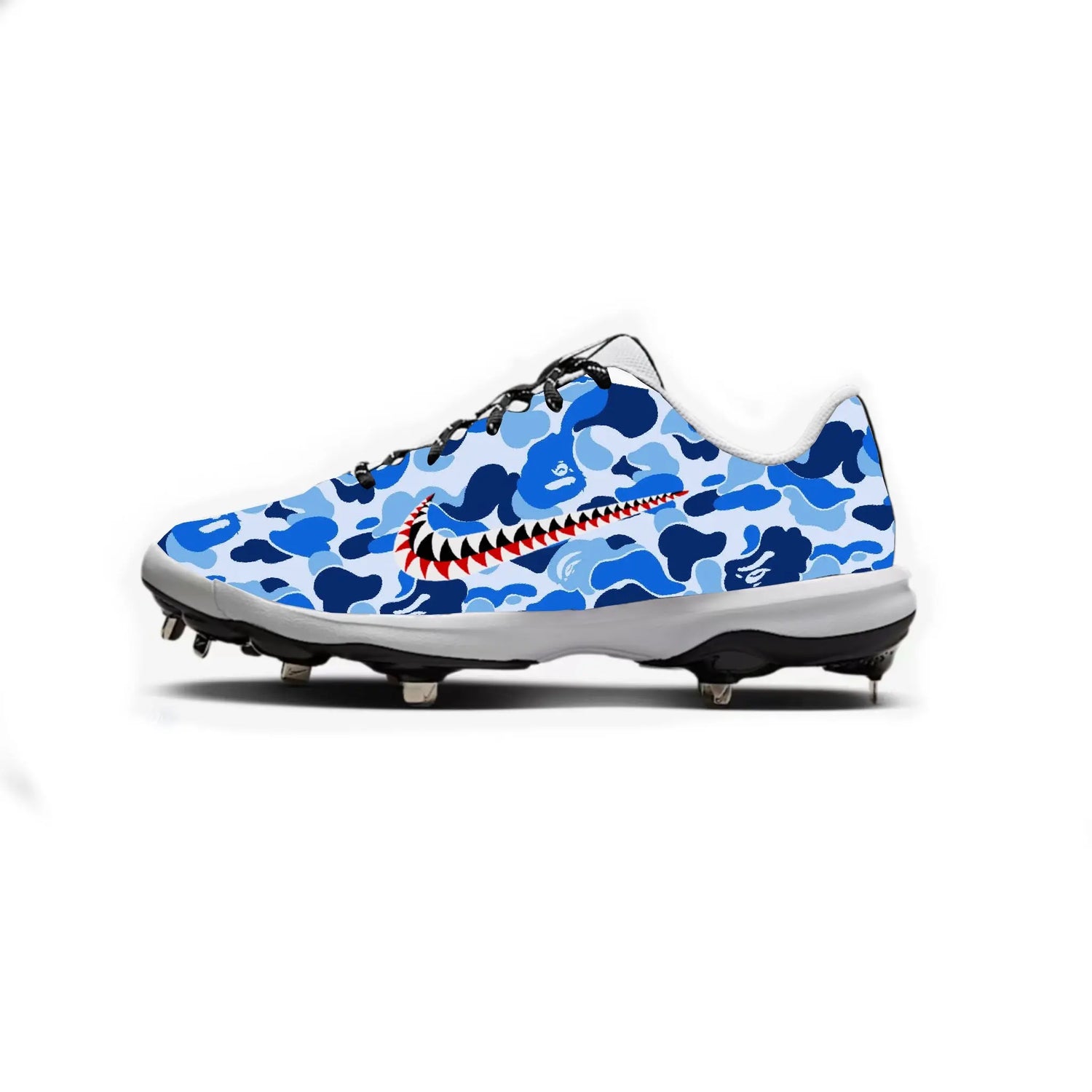 Ape Camo Baseball Cleats Gameday Custom Kicks