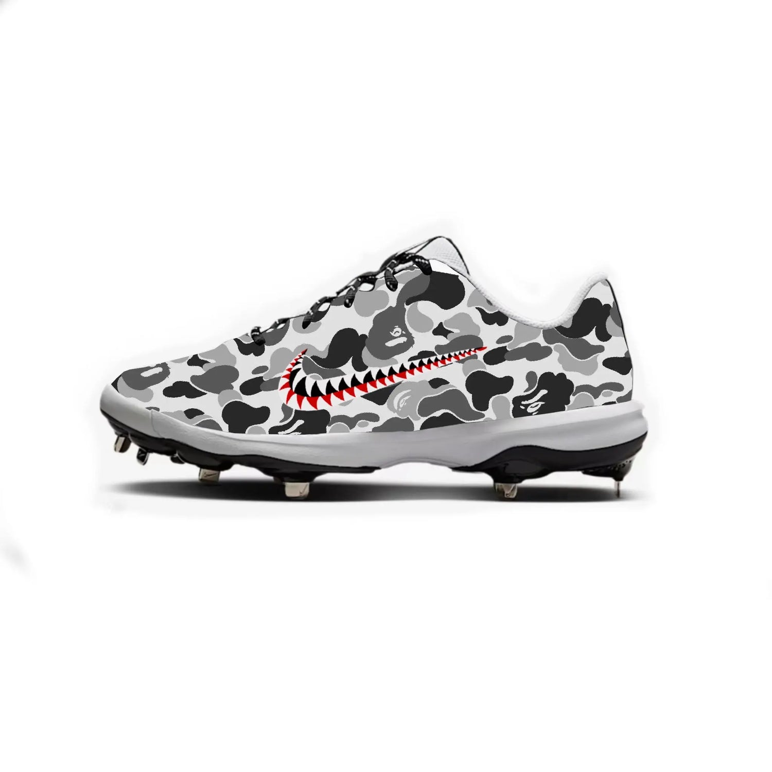 Ape Camo Baseball Cleats Gameday Custom Kicks
