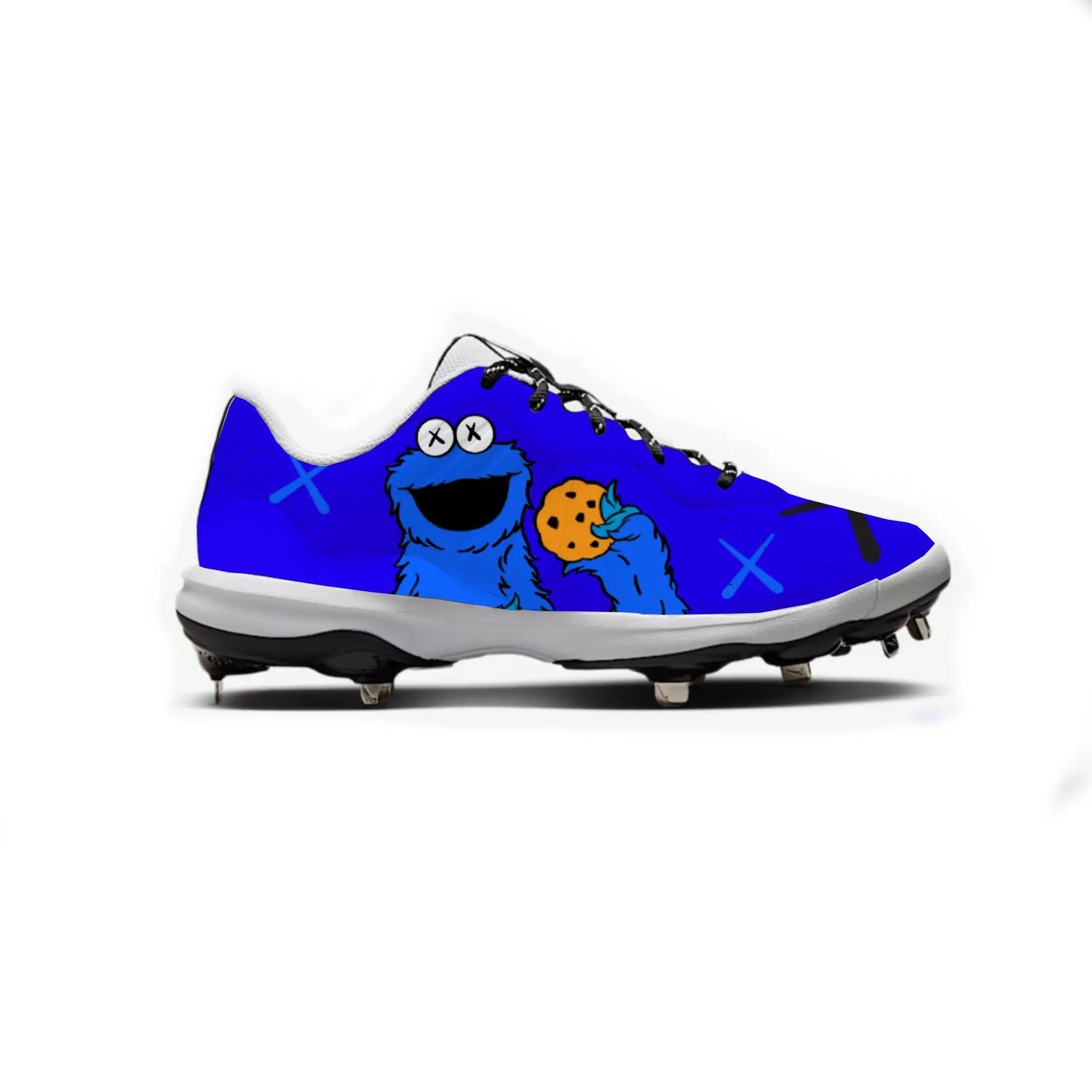 Kaws Sesame Baseball Cleats Gameday Custom Kicks