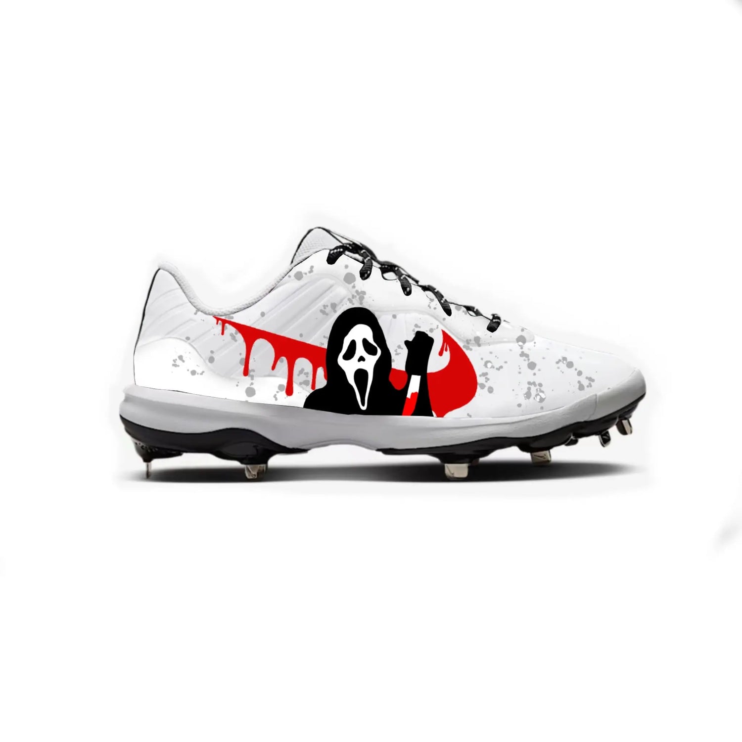 Ghostface Baseball Cleats Gameday Custom Kicks