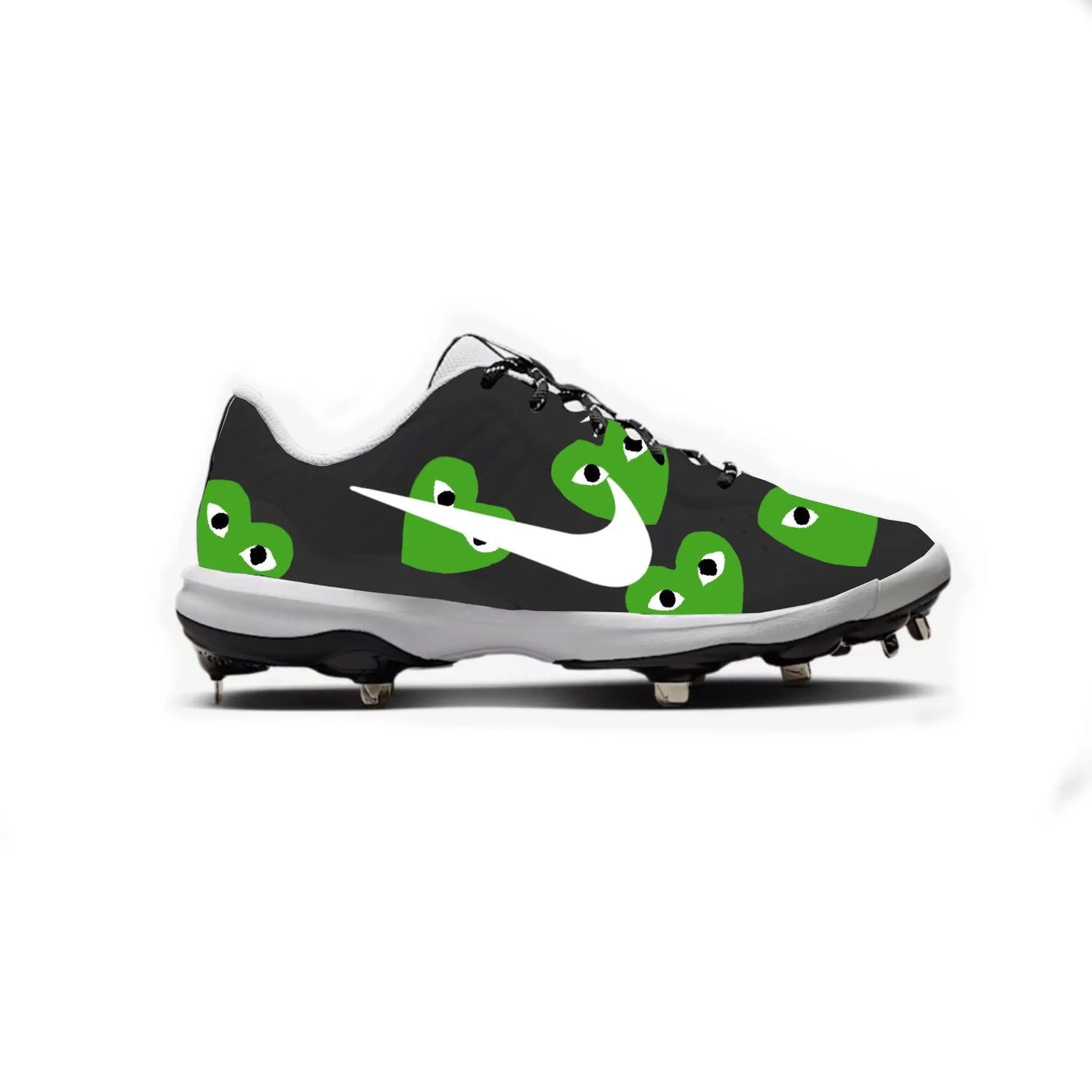 Hearts Baseball Cleats Gameday Custom Kicks