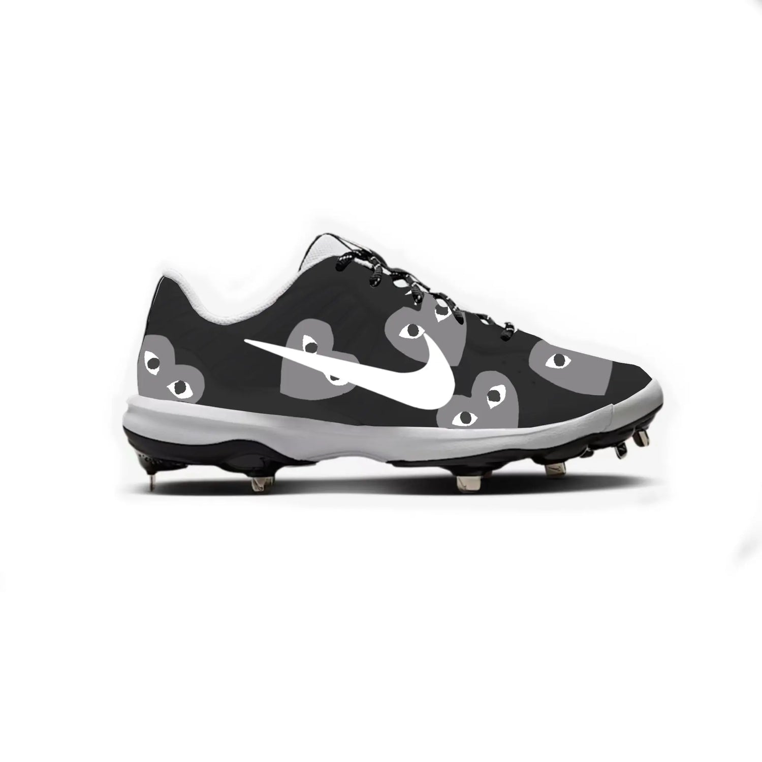 Hearts Baseball Cleats Gameday Custom Kicks