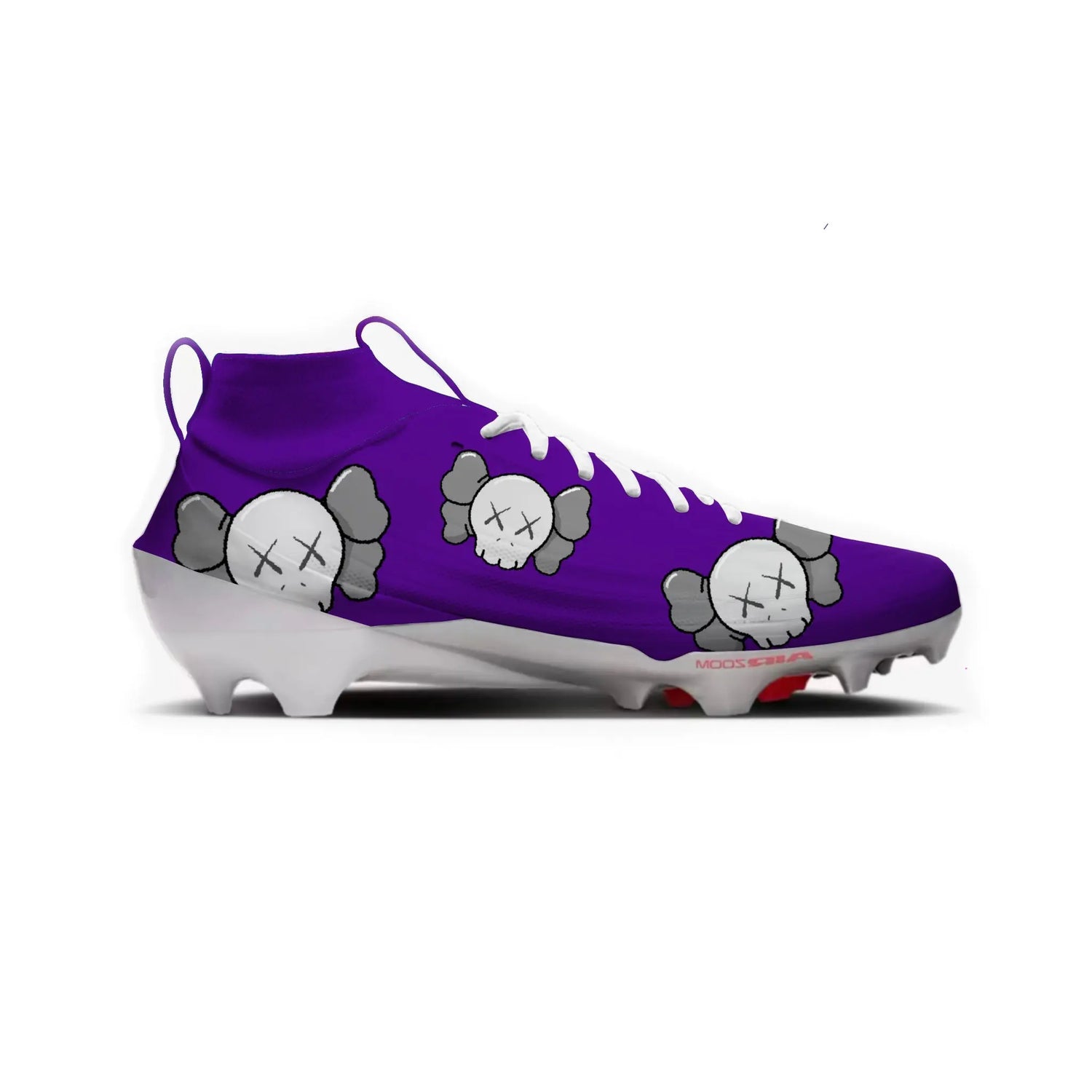 Kaw Skulls Football Cleats Gameday Custom Kicks