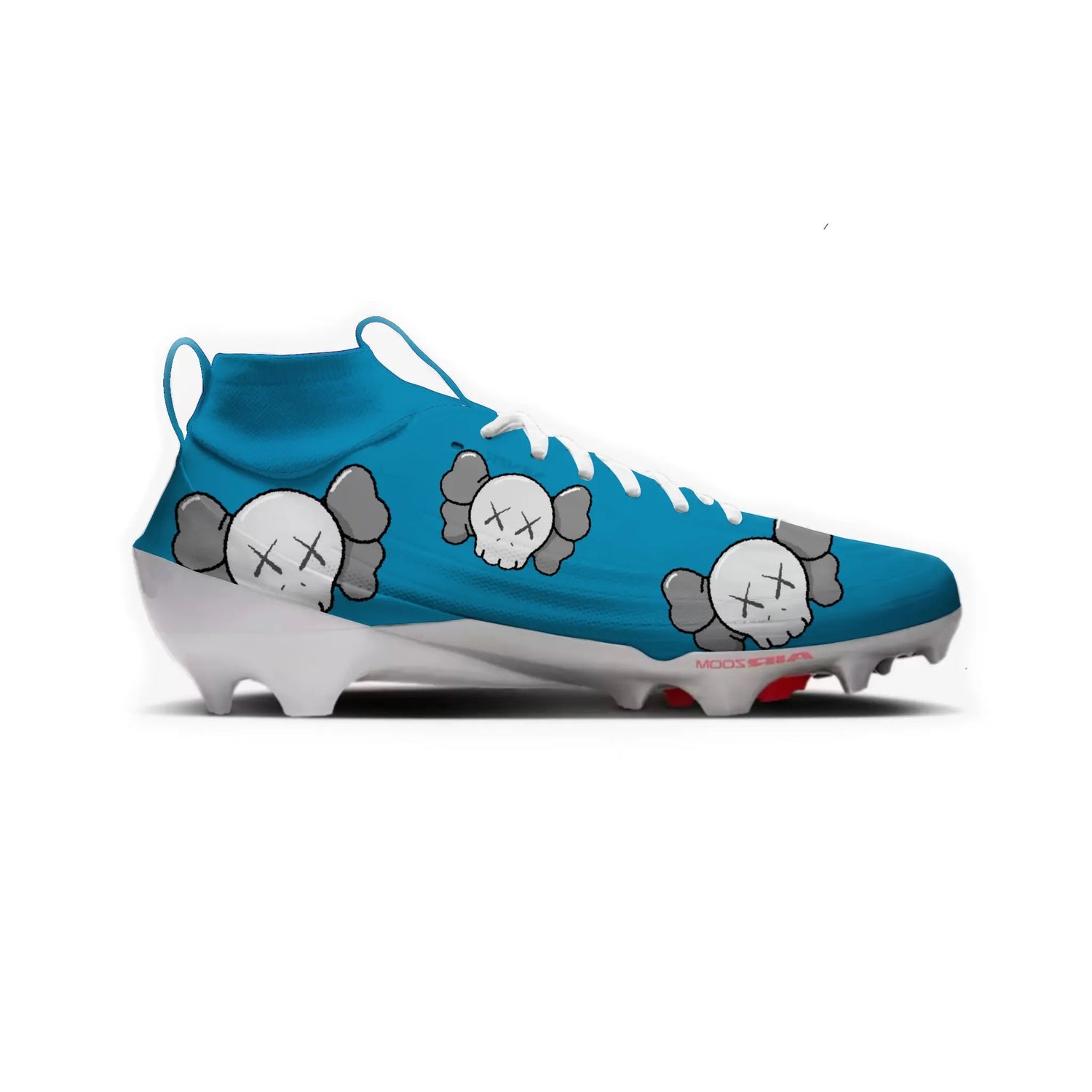 Kaw Skulls Football Cleats Gameday Custom Kicks