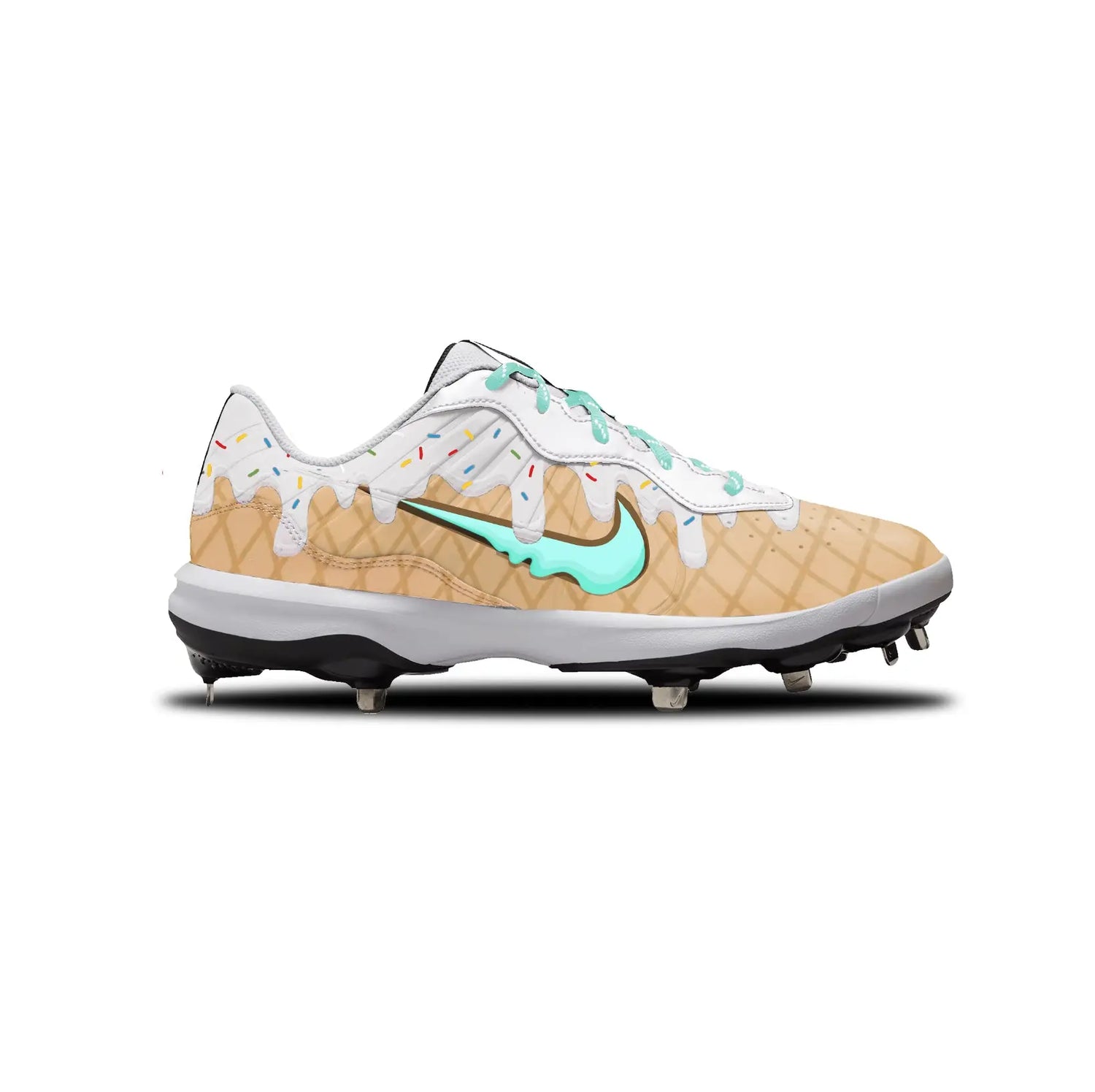 Ice Cream Baseball Cleats Gameday Custom Kicks