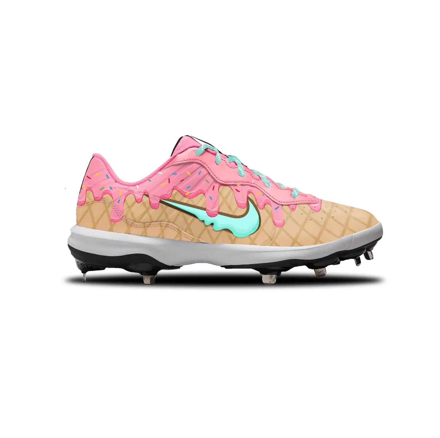 Ice Cream Baseball Cleats Gameday Custom Kicks